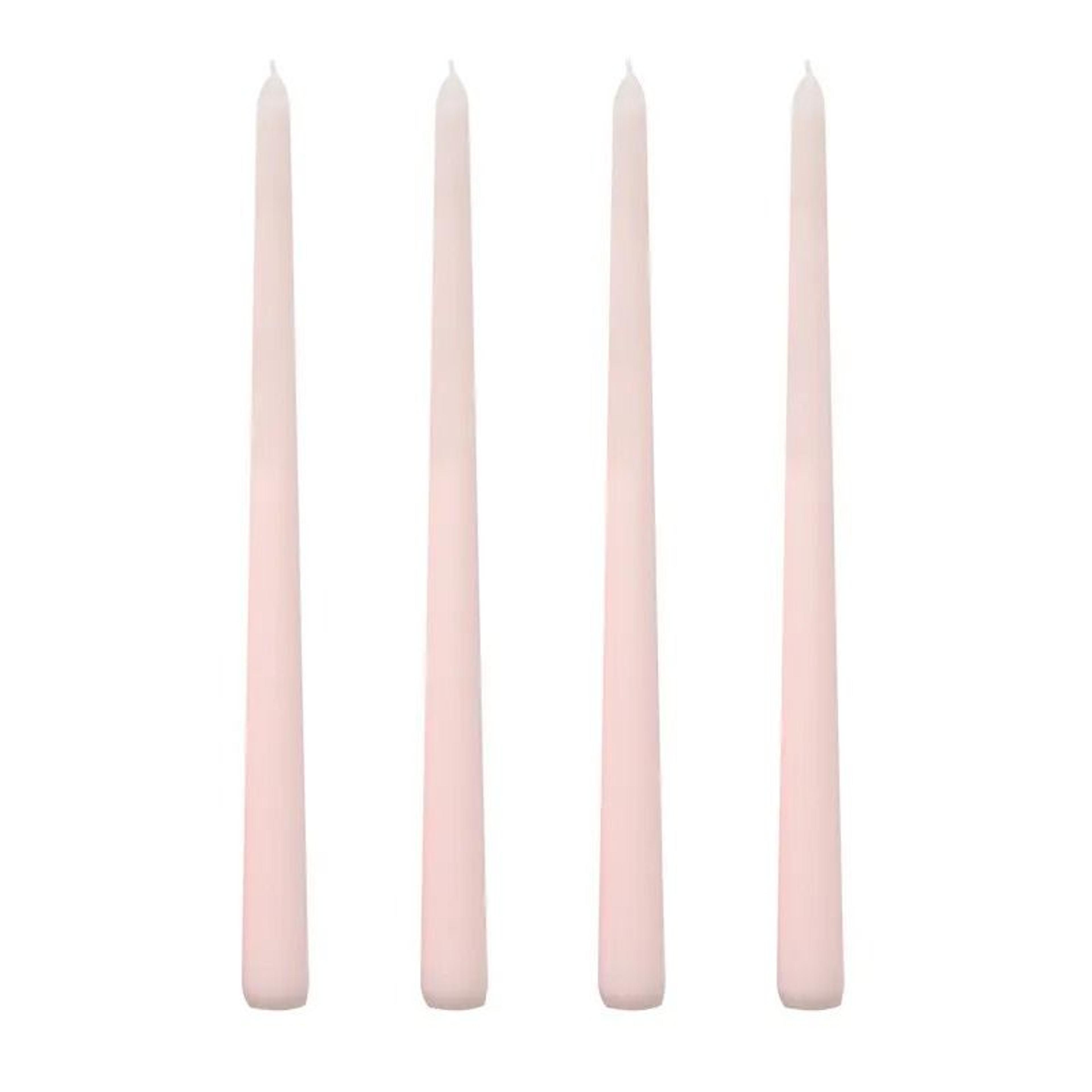 30CM Dripless Taper Candles Unscented Long Burning Dinner Candles Set Of 4 1