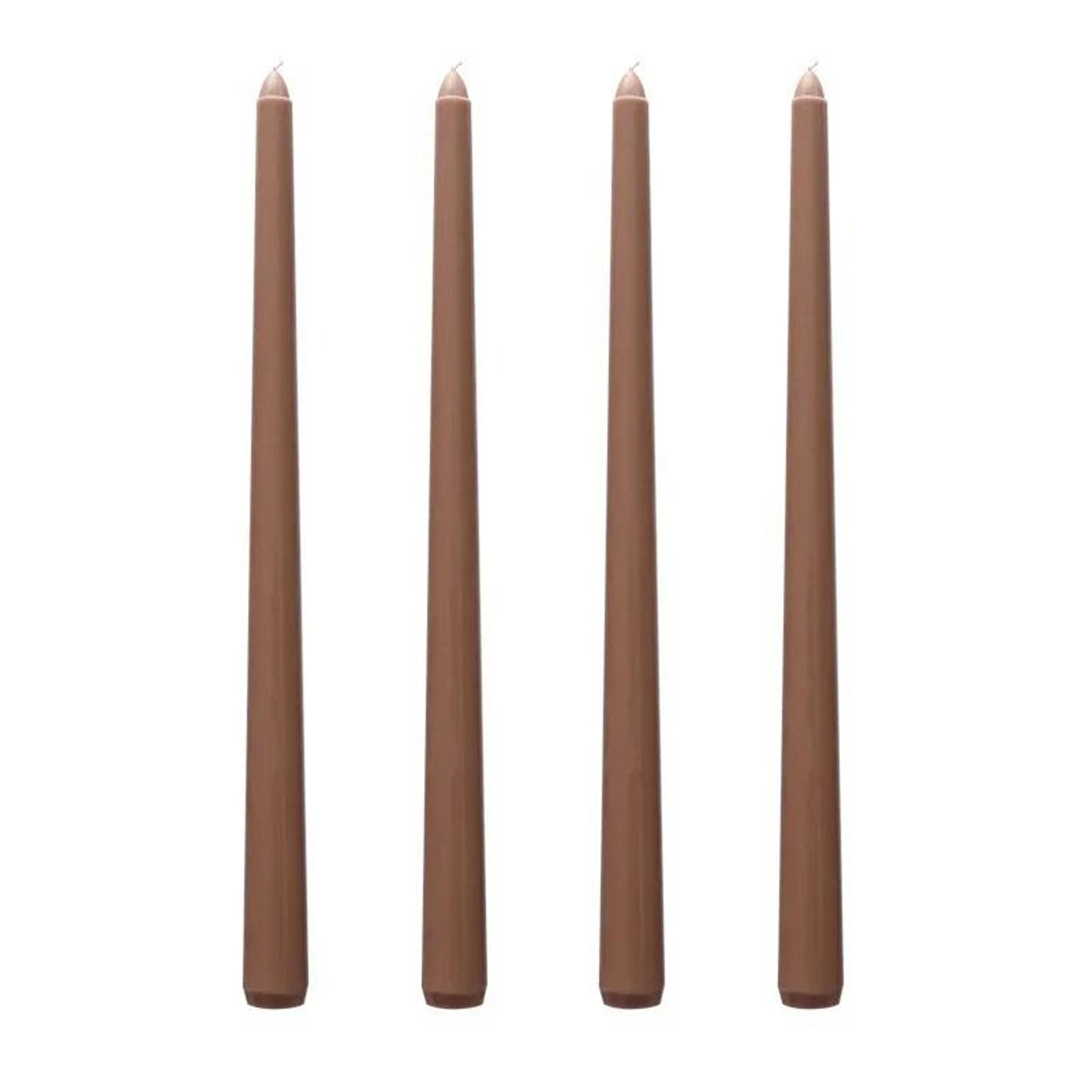 30CM Dripless Taper Candles Unscented Long Burning Dinner Candles Set Of 4 18