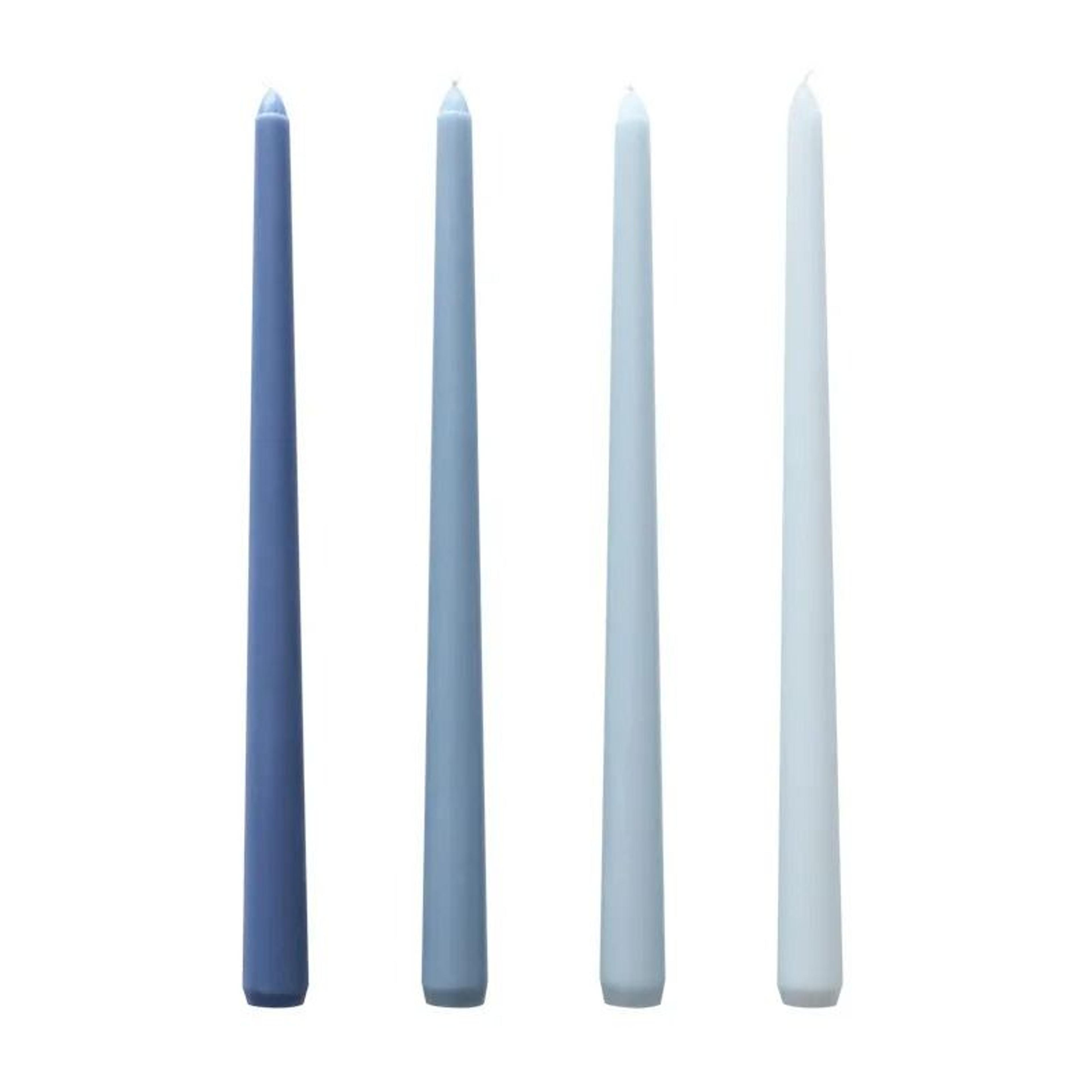 30CM Dripless Taper Candles Unscented Long Burning Dinner Candles Set Of 4 21