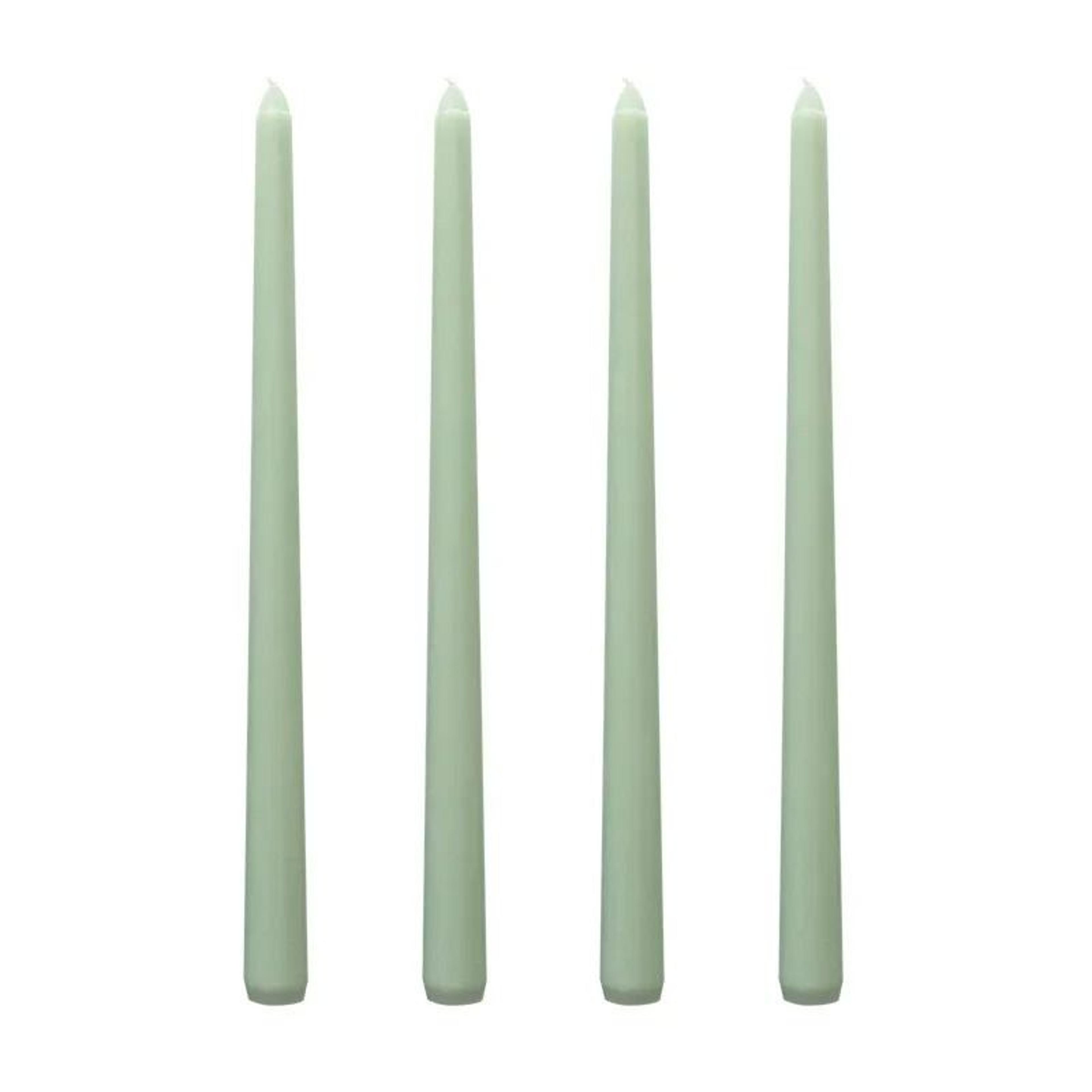 30CM Dripless Taper Candles Unscented Long Burning Dinner Candles Set Of 4 23