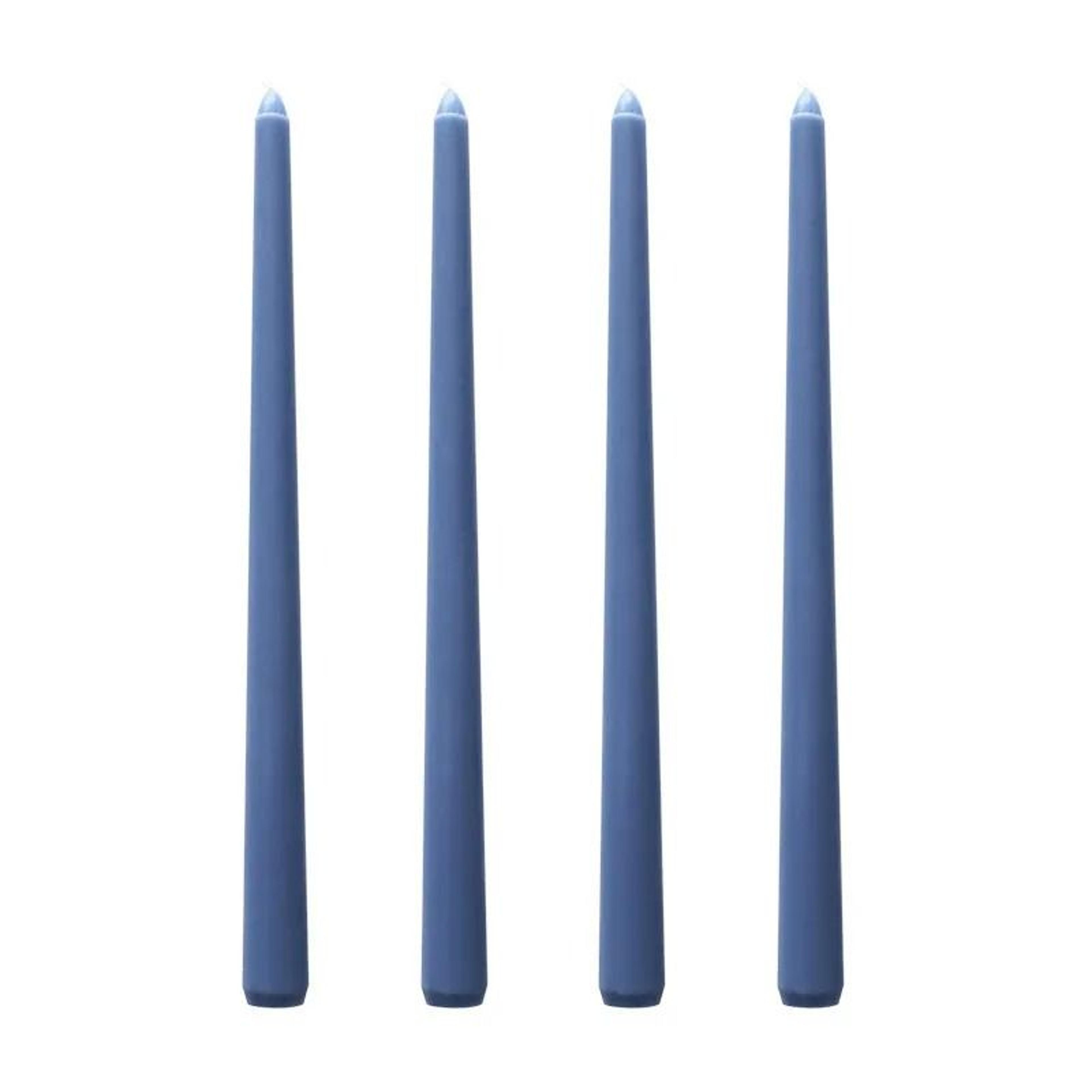 30CM Dripless Taper Candles Unscented Long Burning Dinner Candles Set Of 4 24