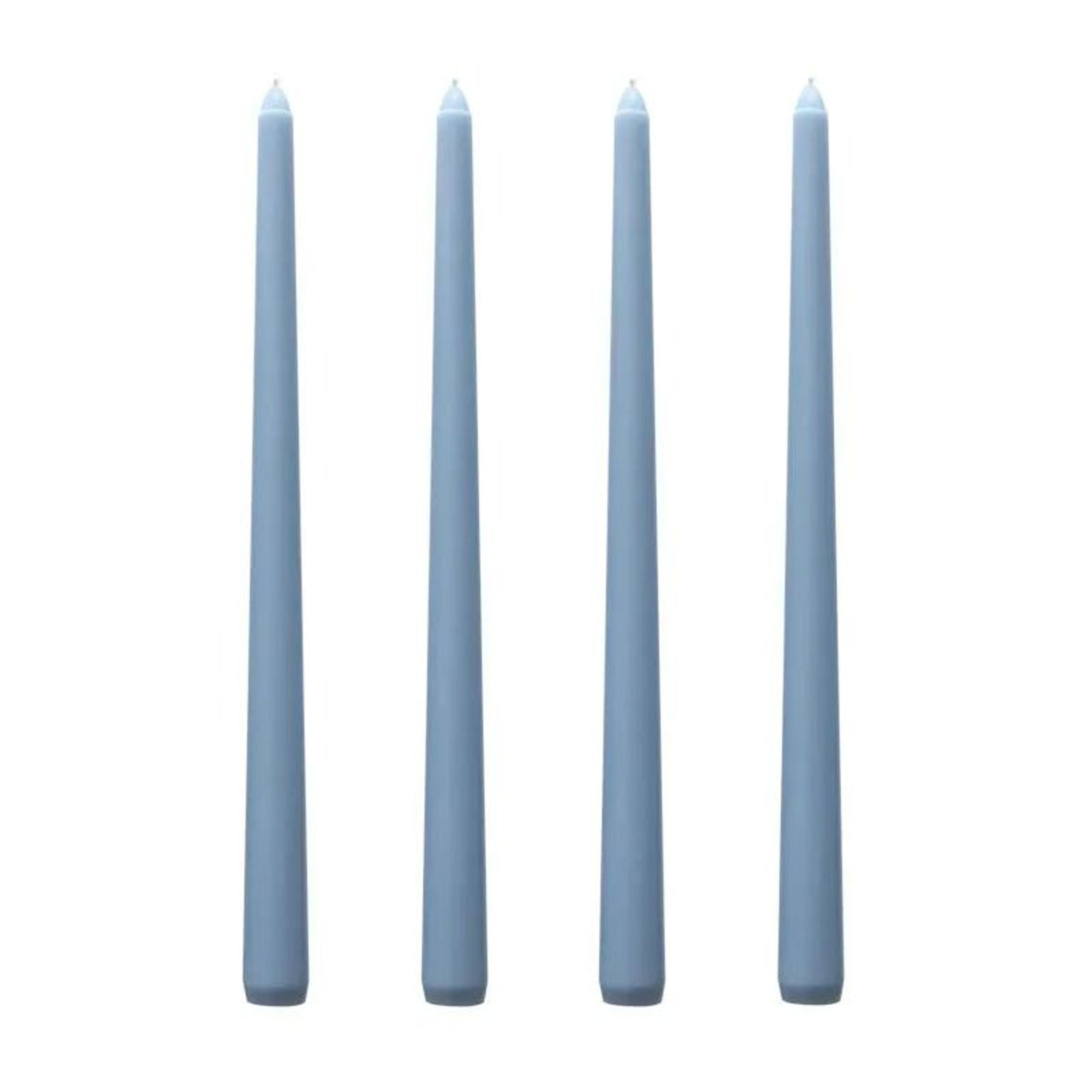 30CM Dripless Taper Candles Unscented Long Burning Dinner Candles Set Of 4 25