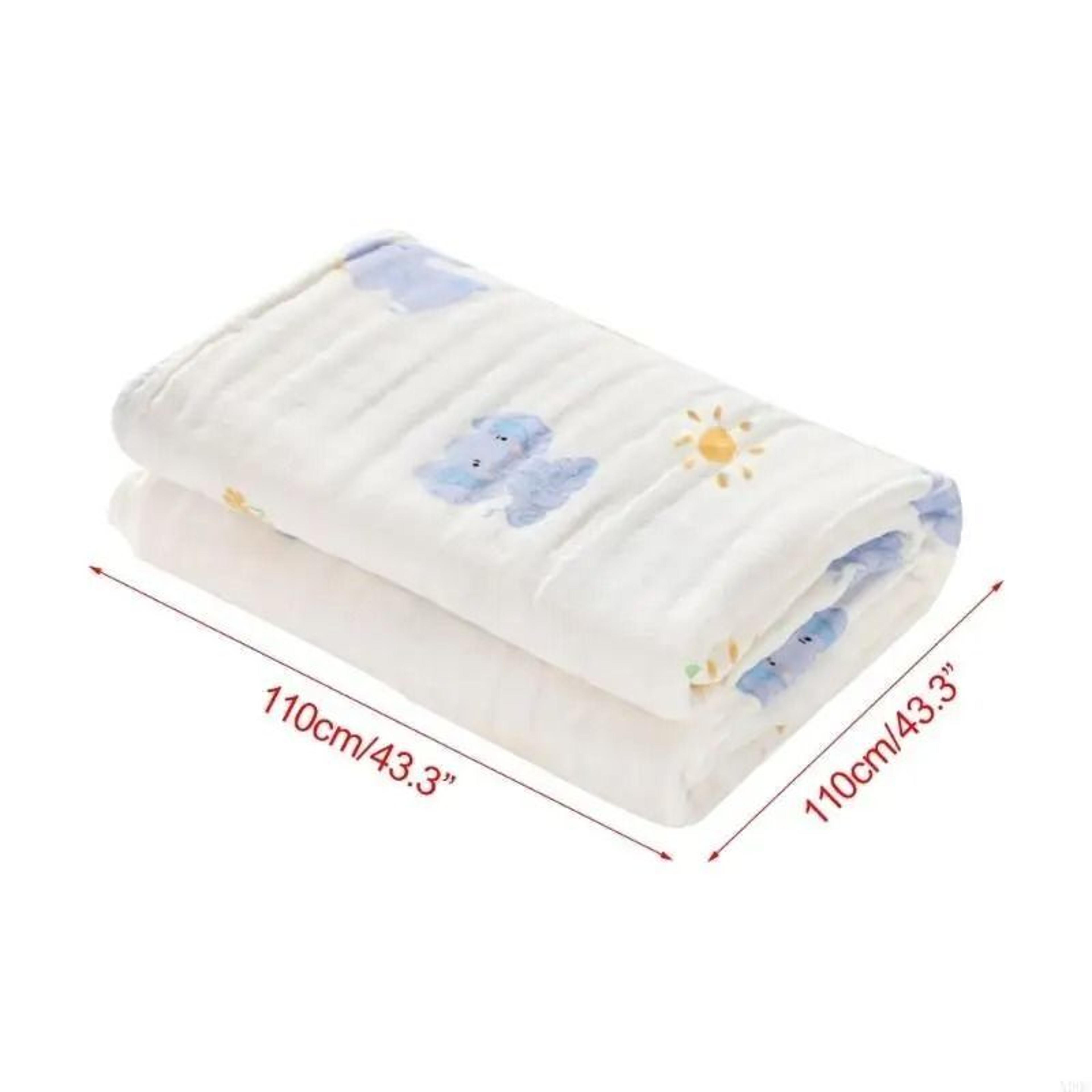 Ultra Soft Baby Bath Towel Breathable Newborn Towel Blanket 4