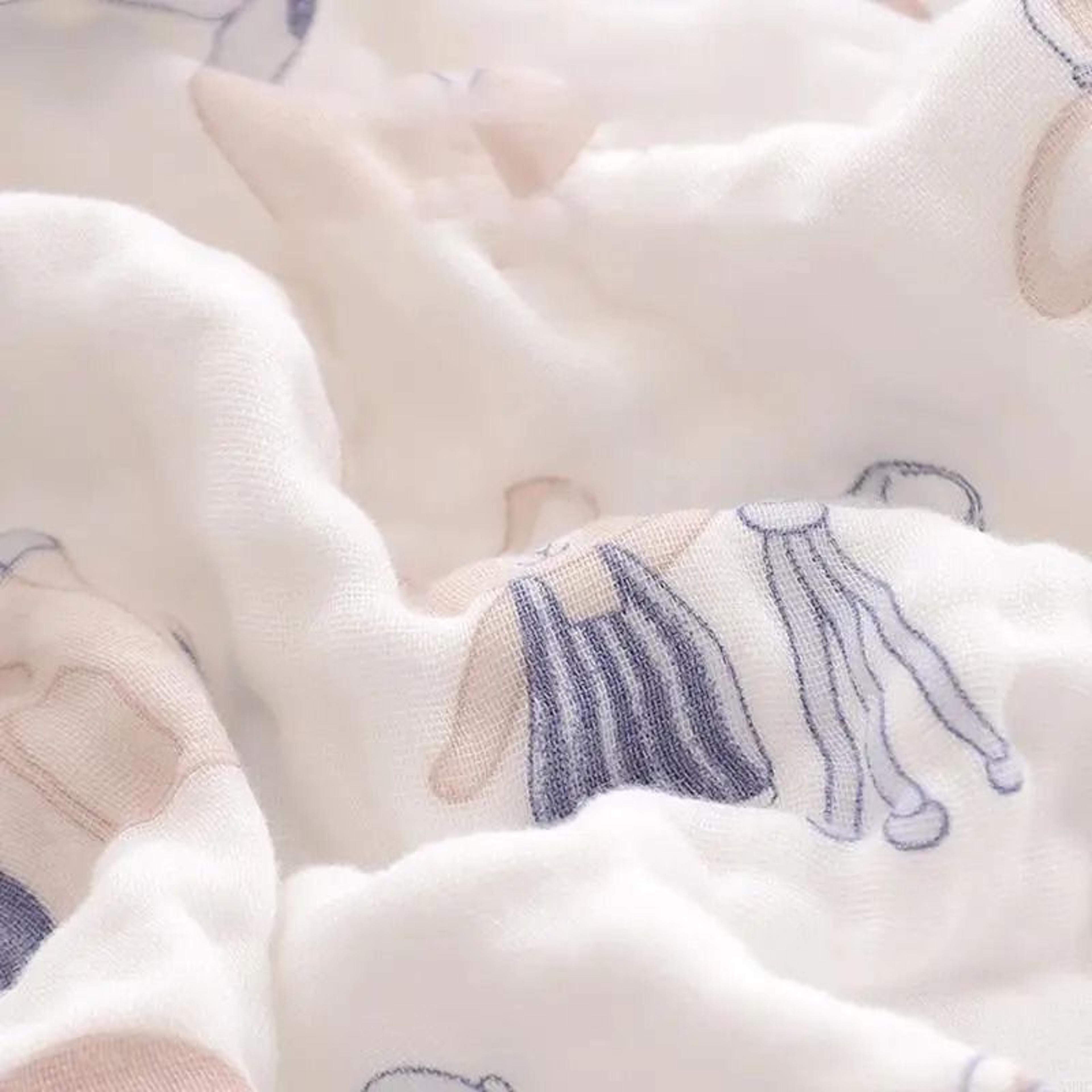 Ultra Soft Baby Bath Towel Breathable Newborn Towel Blanket 7
