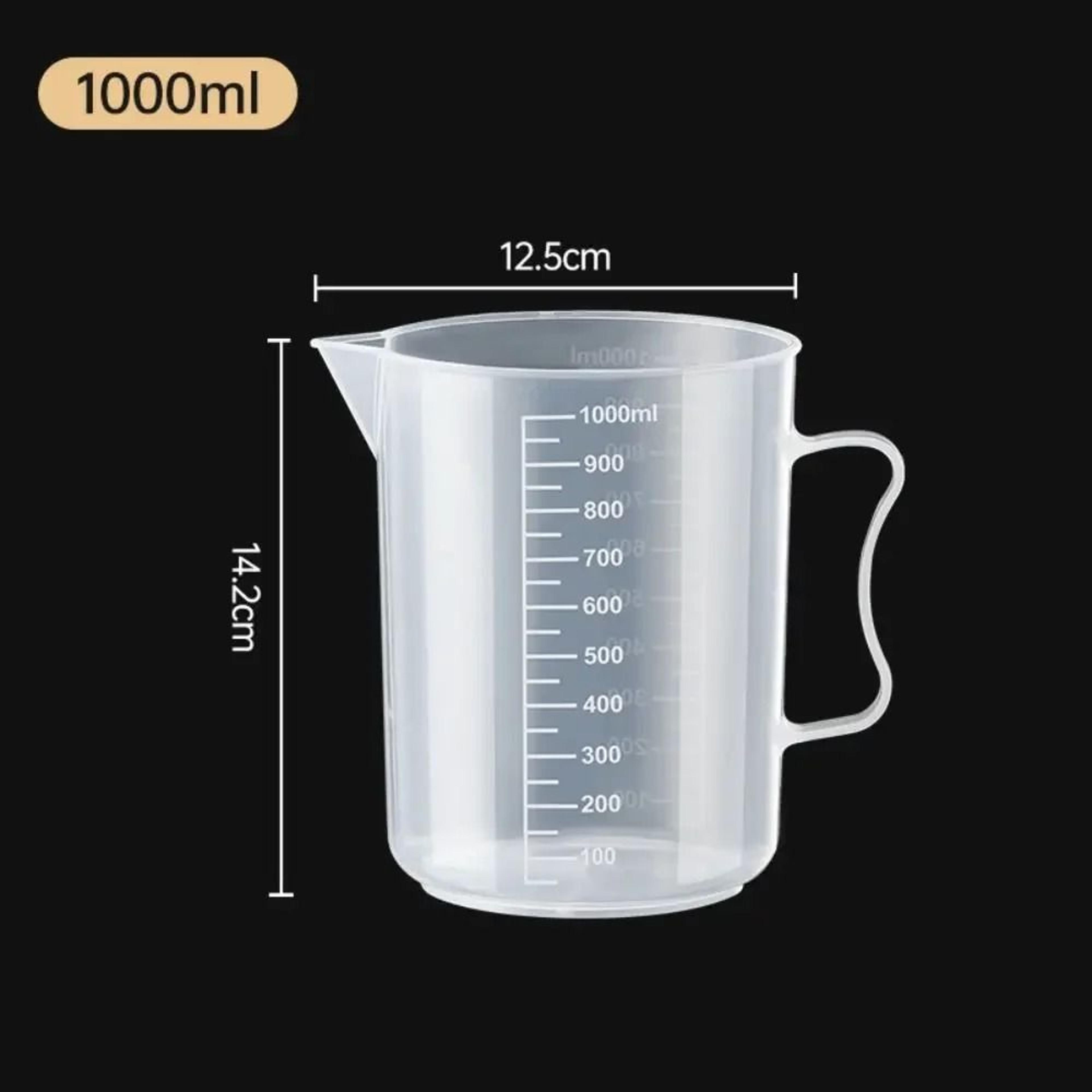 Large Plastic Measuring Cup With Scale Food Grade Graduated Measuring Beaker For Kitchen And Lab Us 4