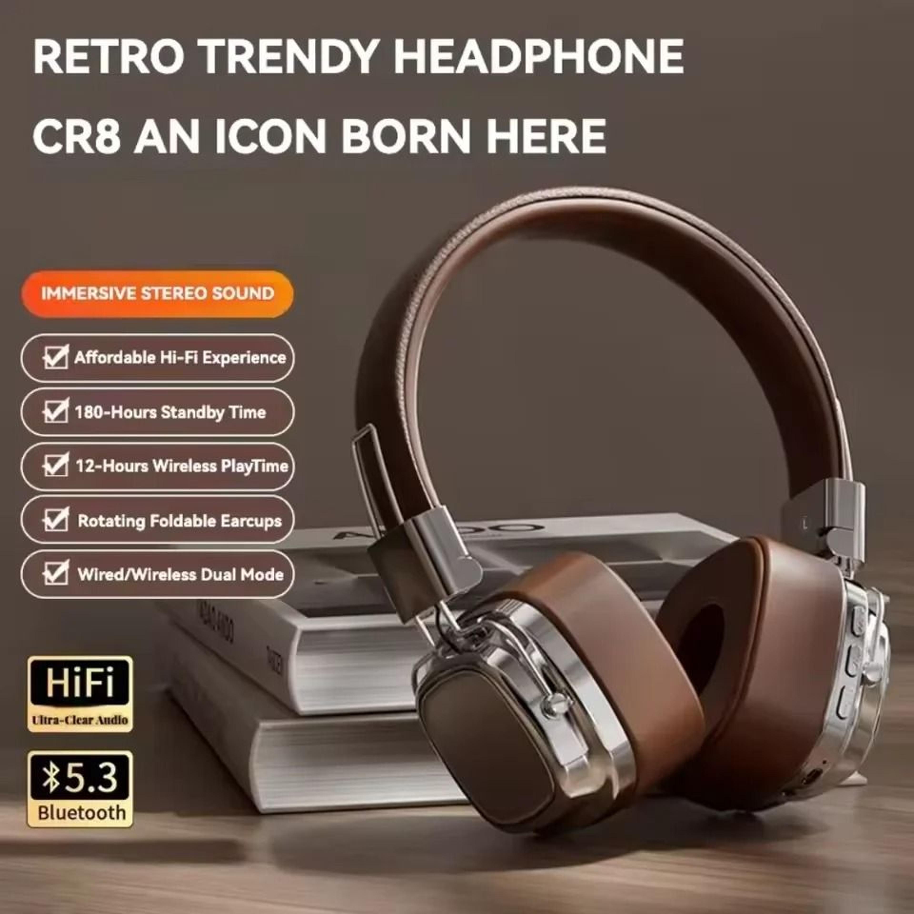 Foldable Wireless Bluetooth Headphones Over Ear Gaming Stereo DJ Headset 8