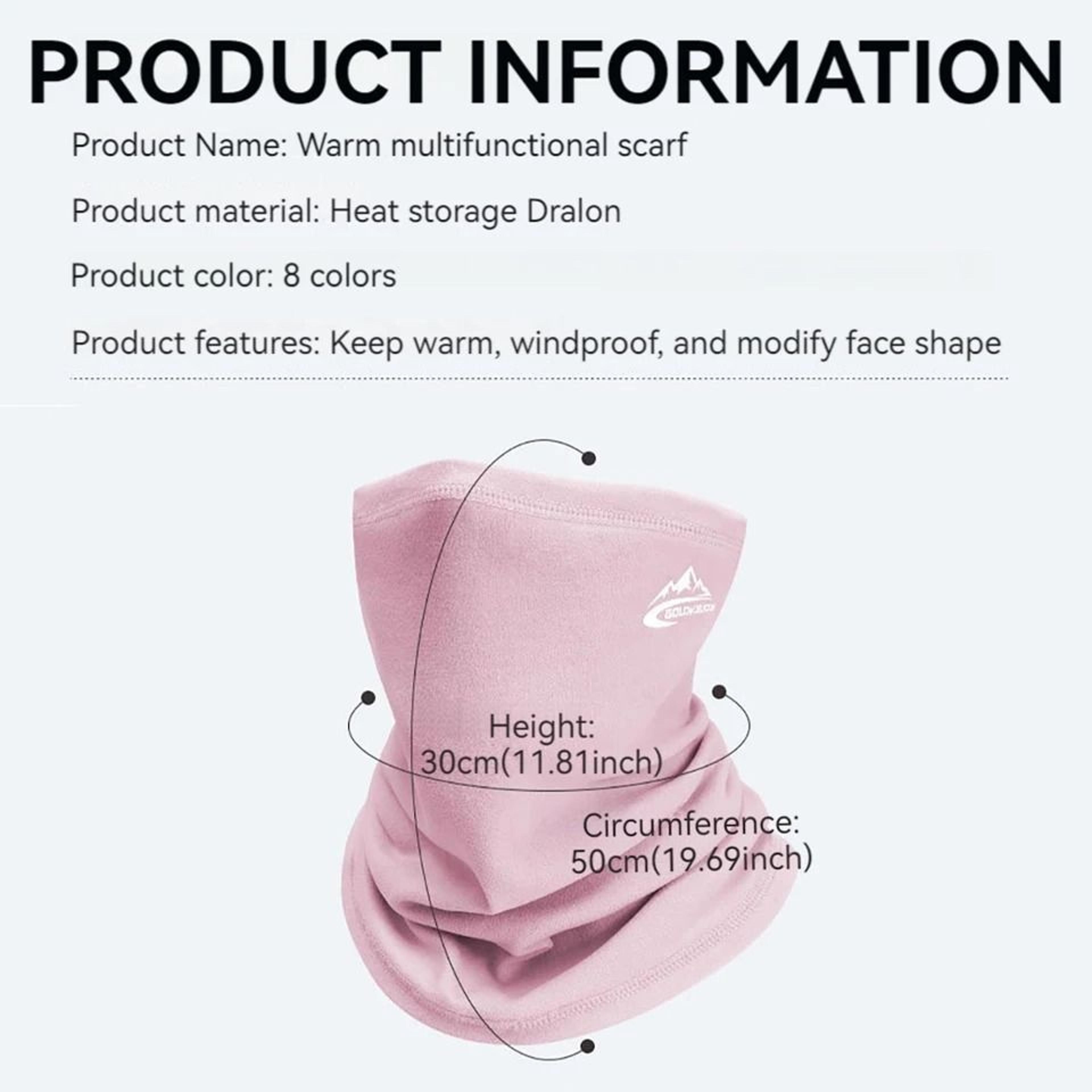 Winter Thermal Neck Warmer Sports Scarf Outdoor Bandana Snowboard Face Cover 6