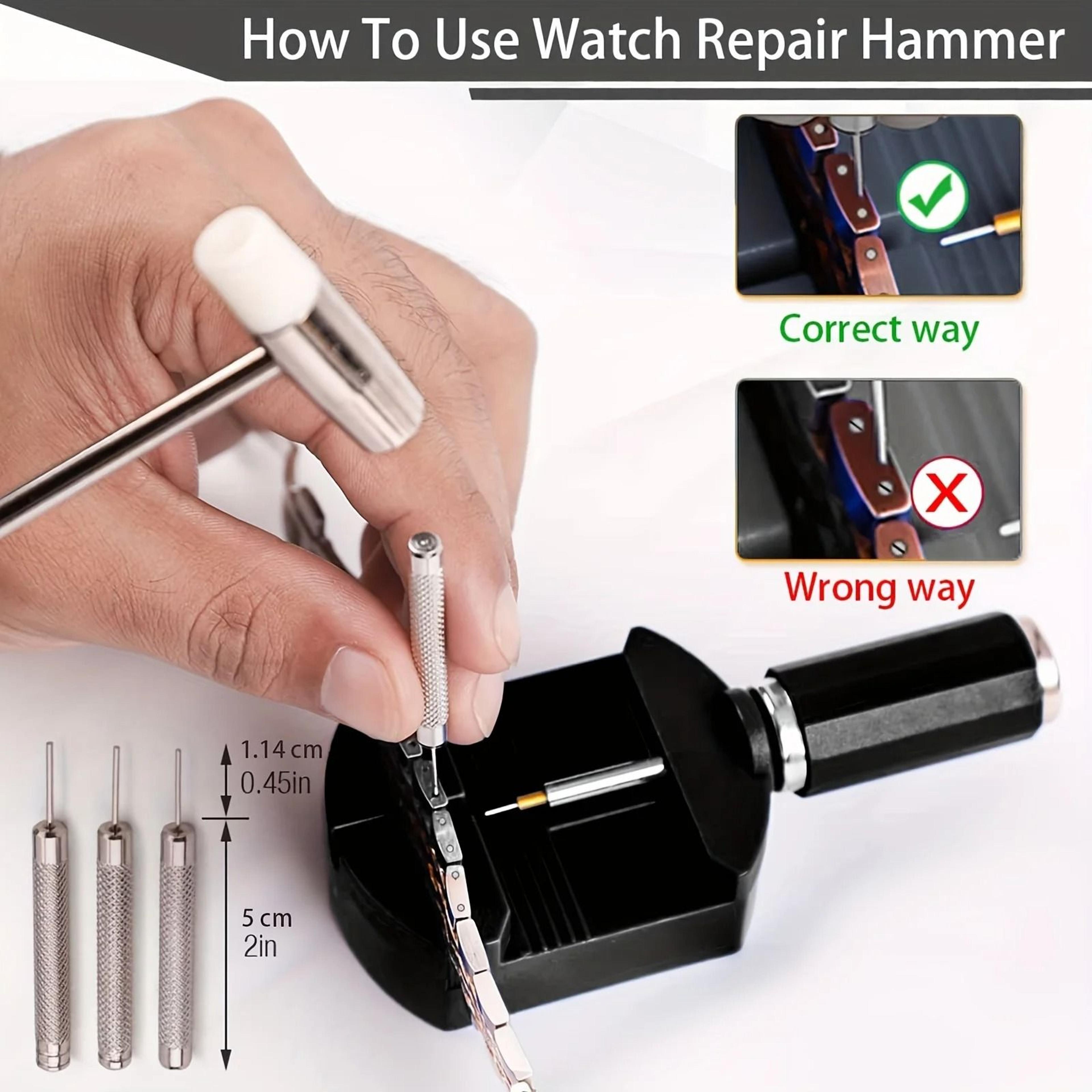11 Pcs Watch Link Removal Tool Watch Band Adjustment Kit Strap Pin Remover Set 6