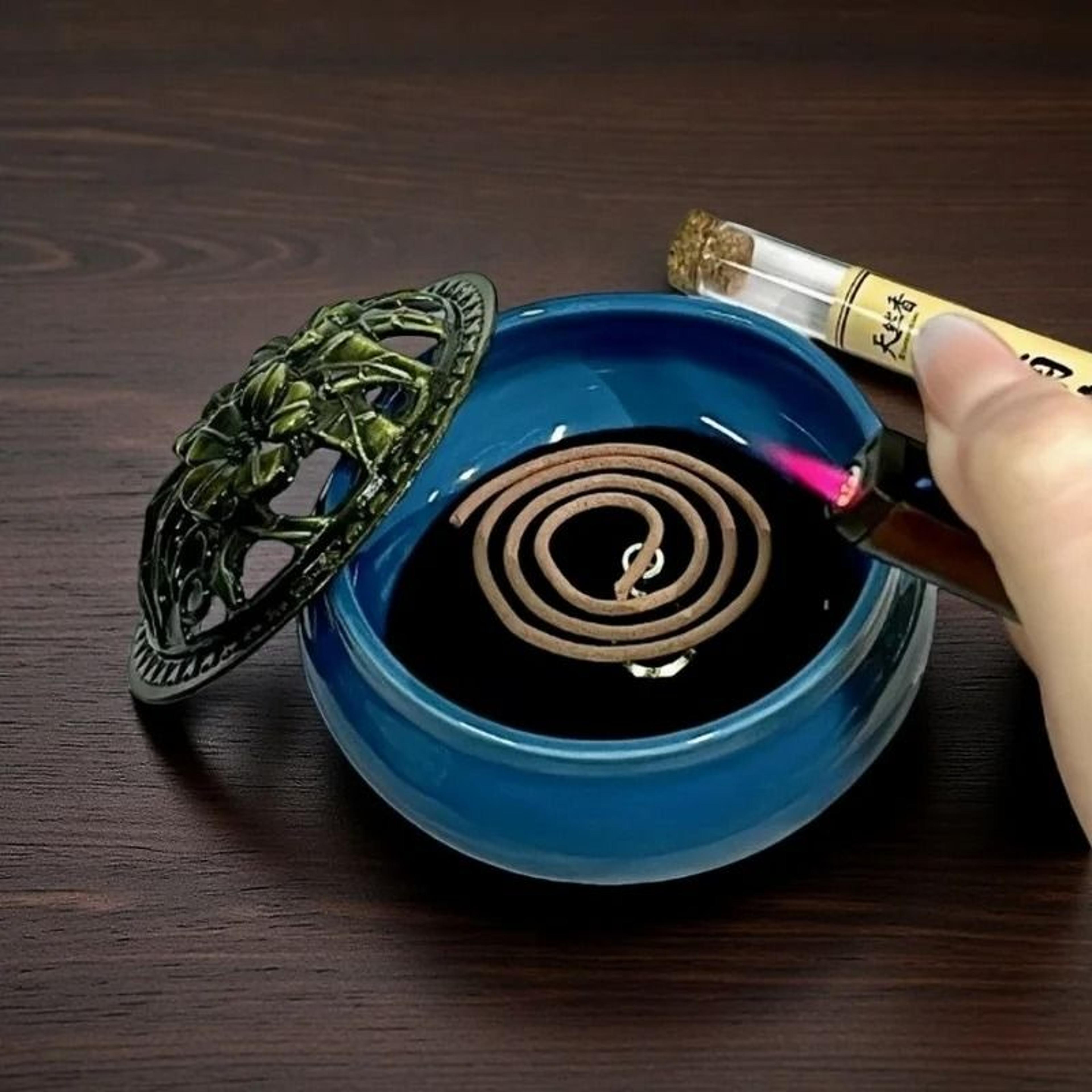 Ge Yao Style Ceramic Incense Burner For Meditation And Zen Home Decor 7