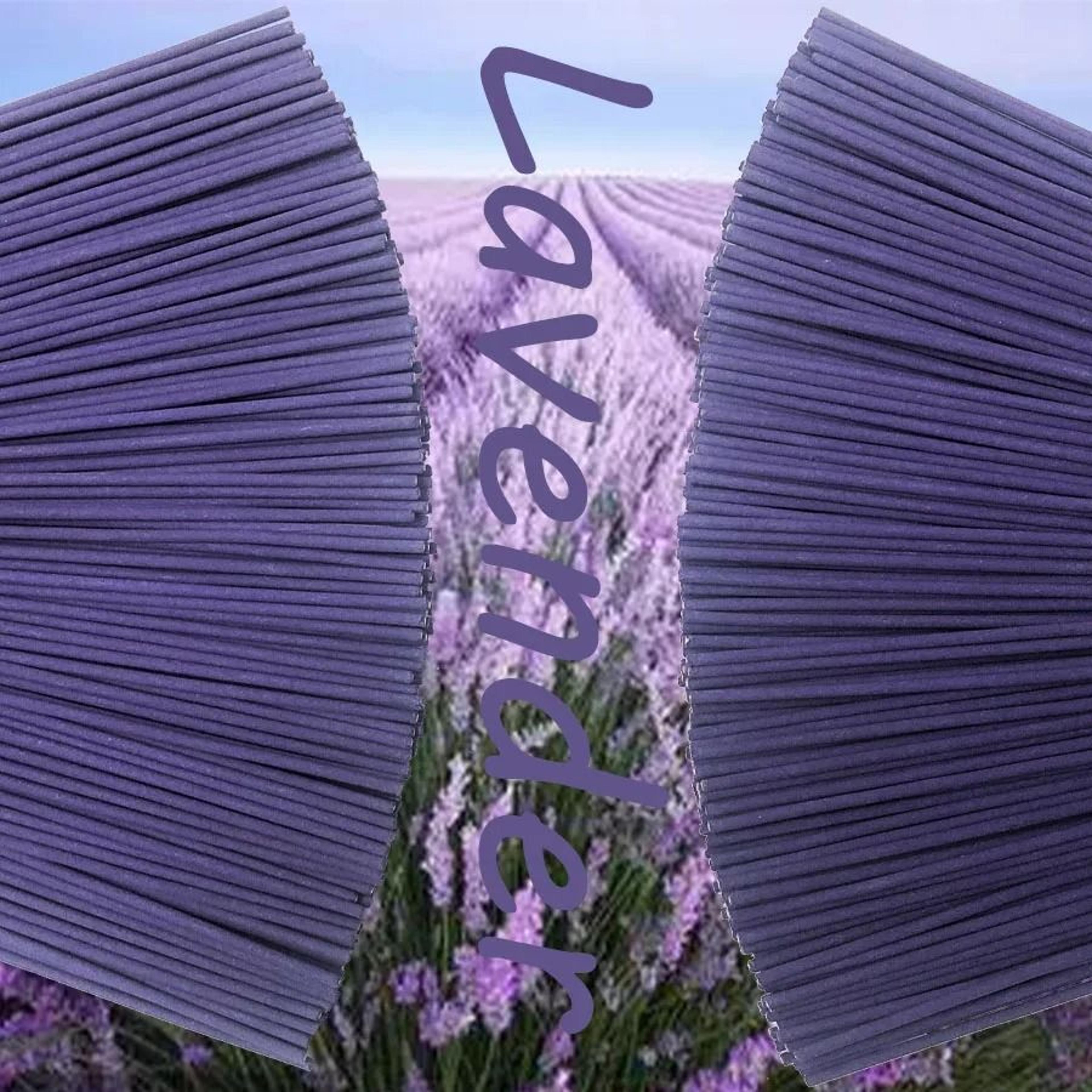 Lavender Bamboo Incense Sticks Low Smoke Aromatherapy Fragrance 6