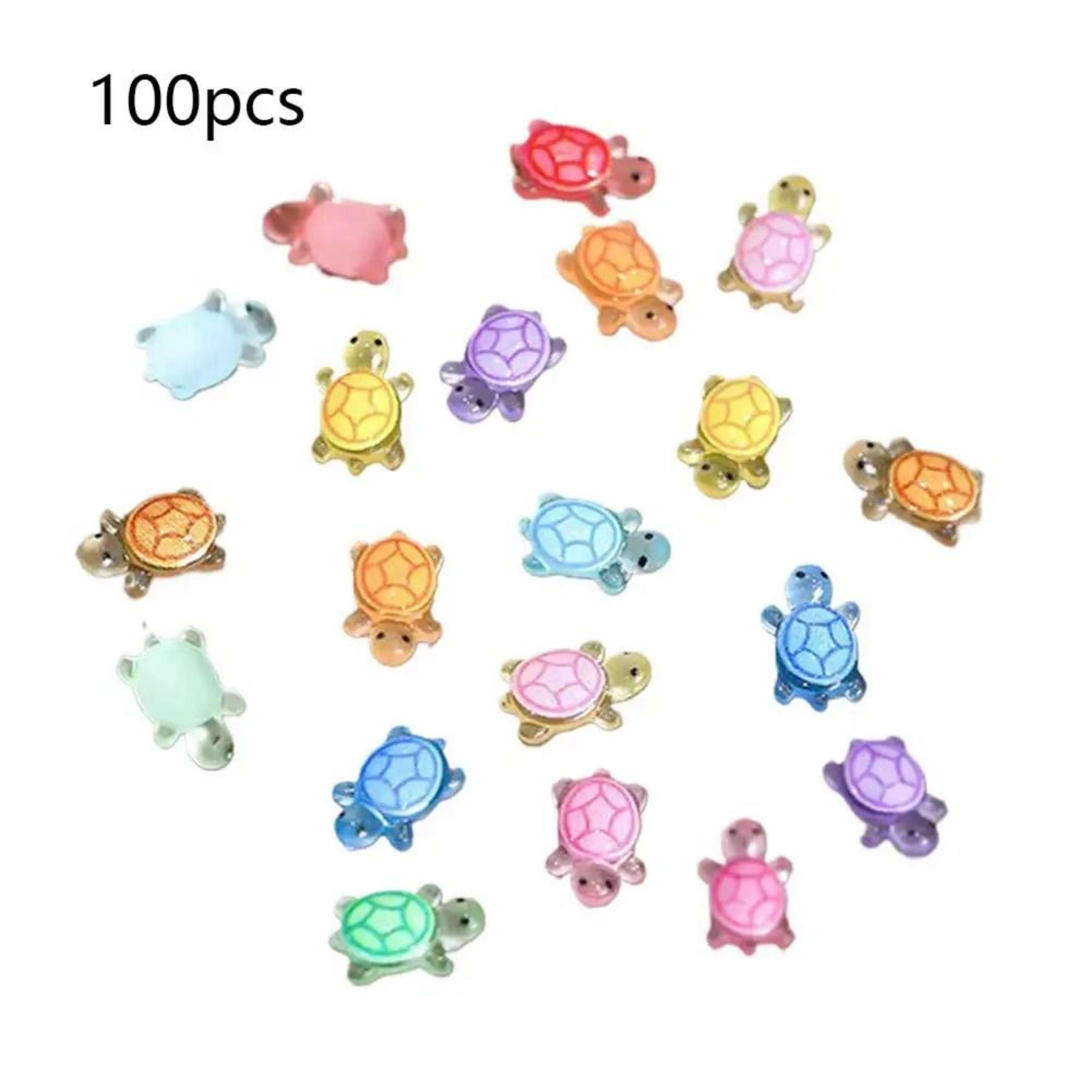 Mini Resin Turtles Glow In The Dark Tiny Animal Figurines Set For Micro Landscaping Decor 0