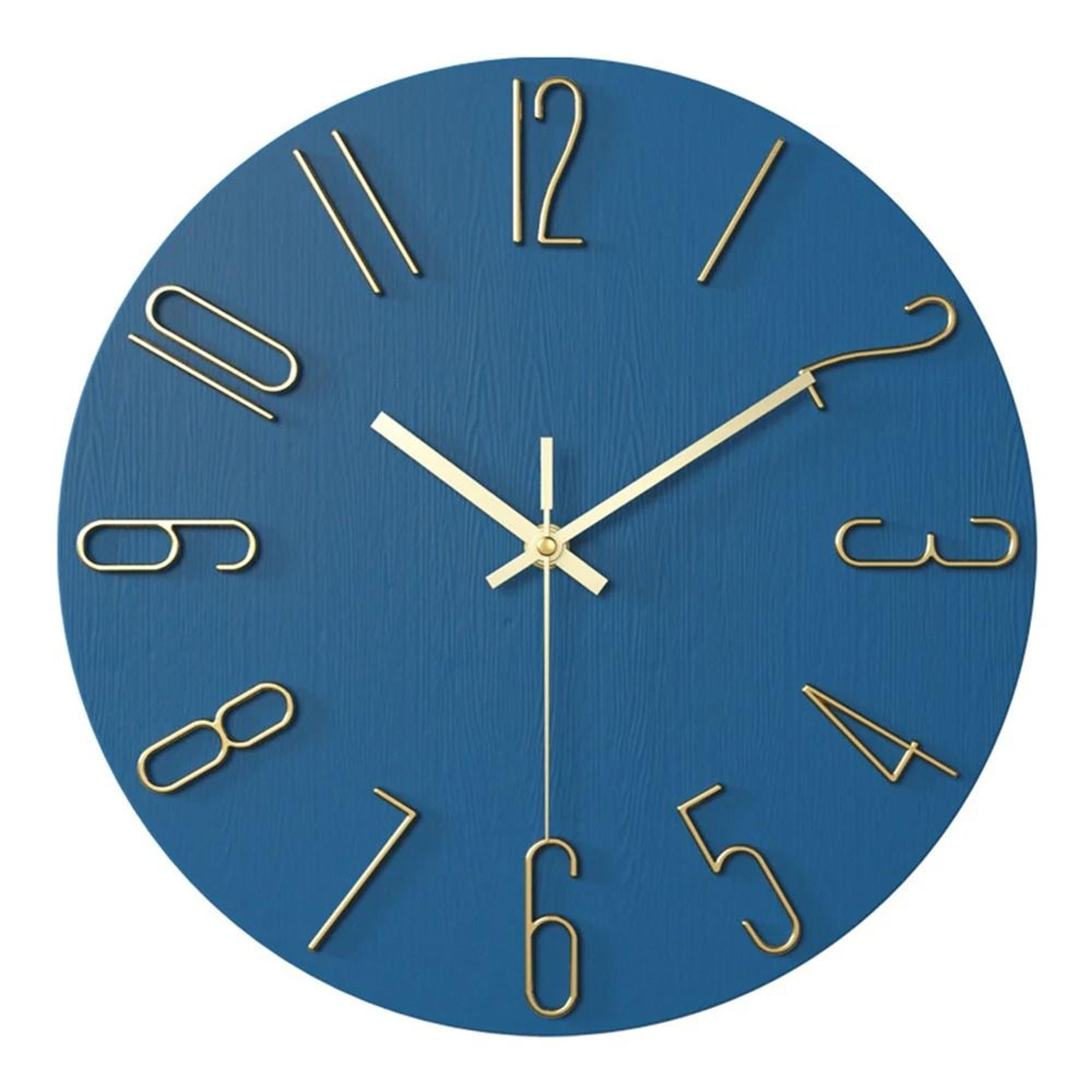 12 Inch Analog Wall Clock Battery Powered Silent Classic Design 4