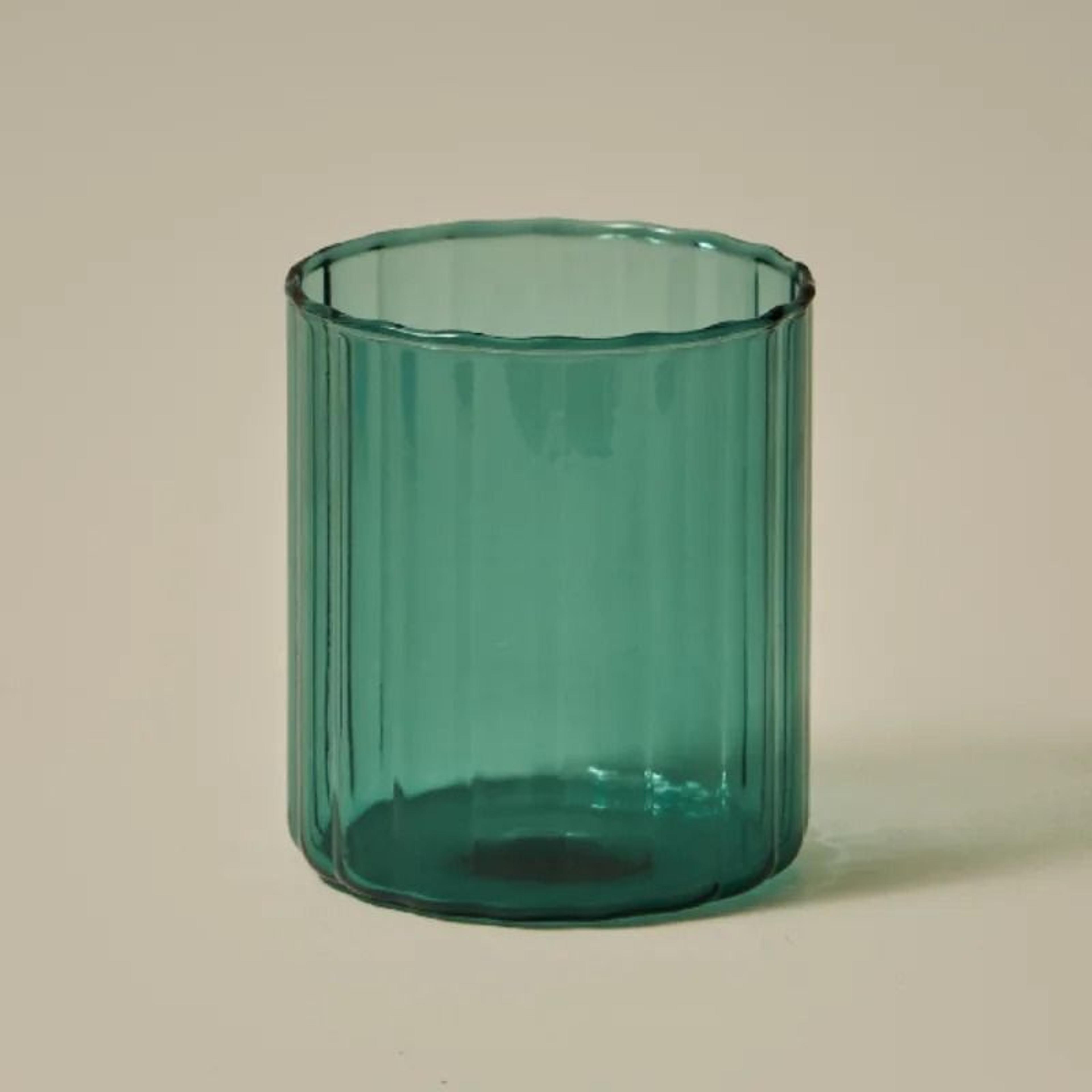 Heat Resistant Striped Glass Cup Clear Tea And Coffee Mug 7
