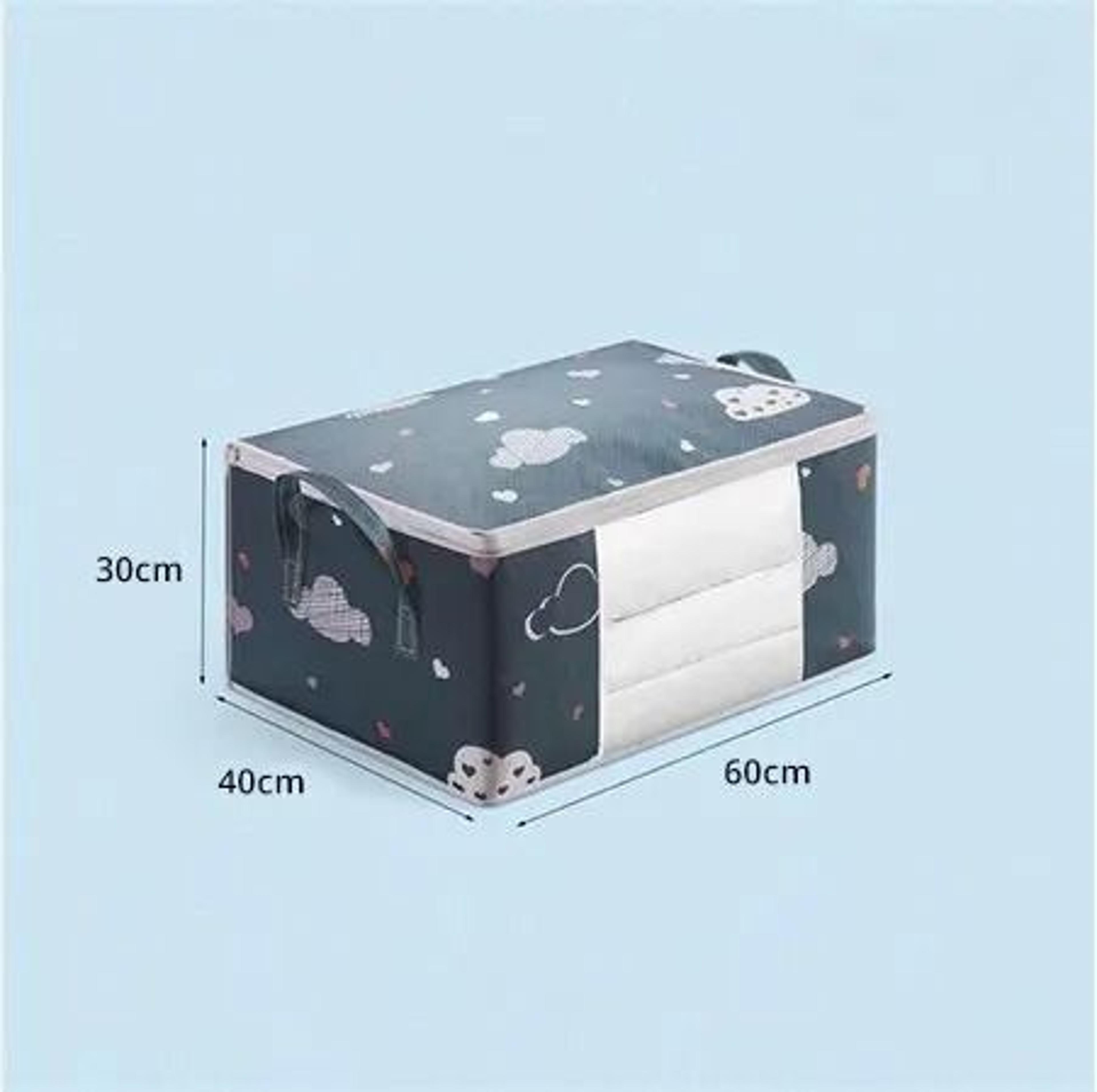 Large Capacity Clothes Storage Bag Foldable Organizer For Blankets And Bedding 2