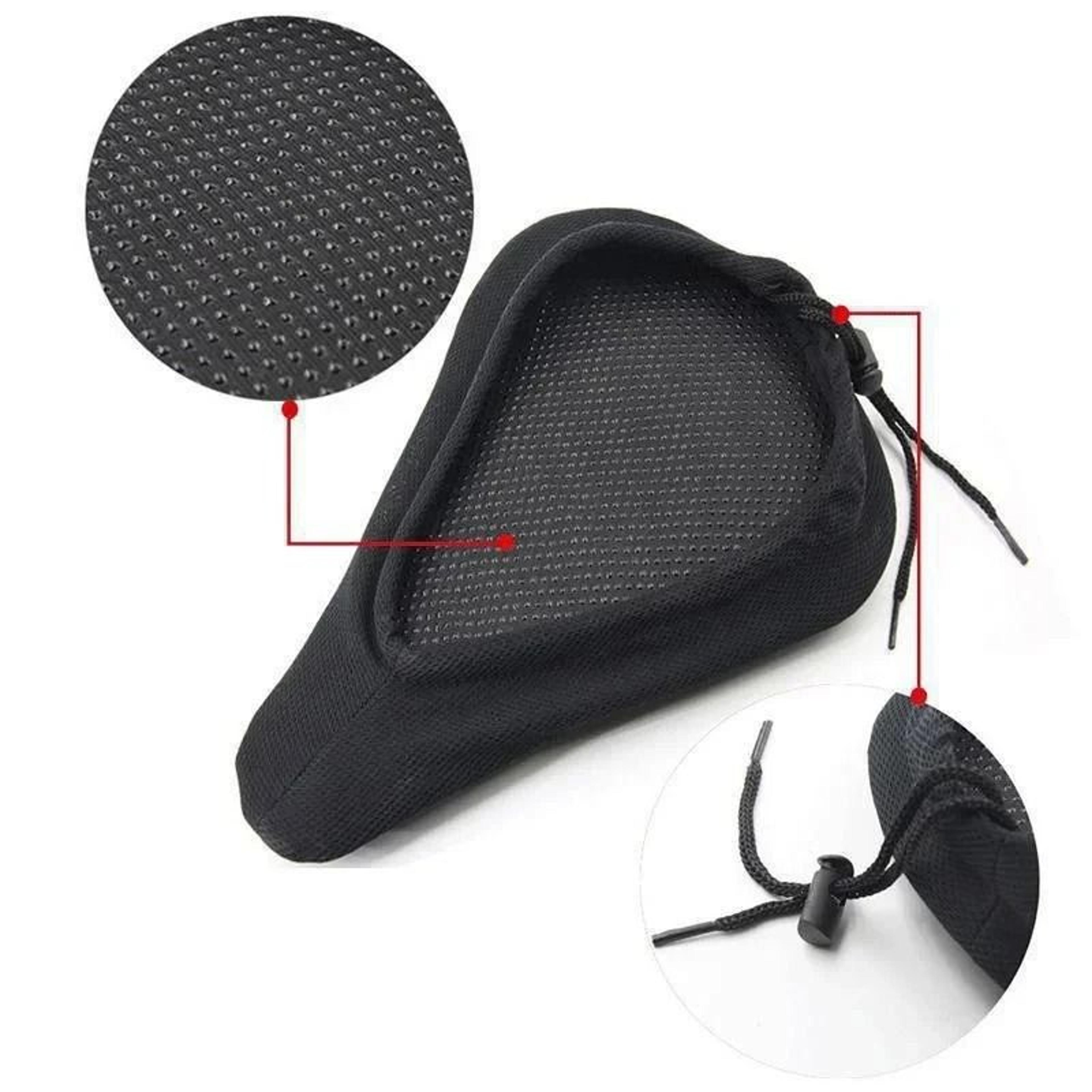 3D Gel Padded Bicycle Seat Cover Wide Cushion For Comfortable Riding 9