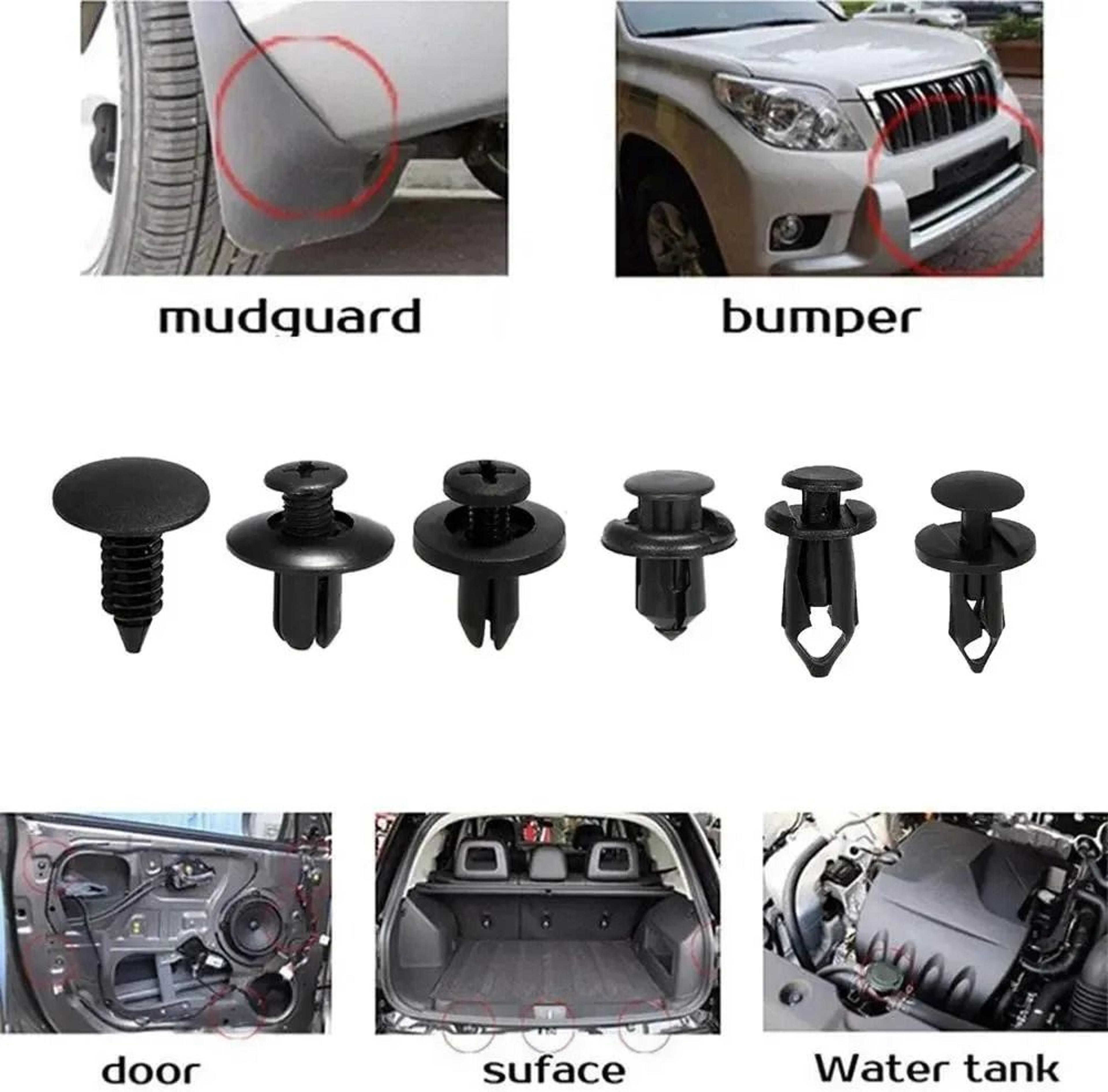Car Retainer Clips Kit 190 Pcs Auto Trim Panel Bumper Fasteners Set 3
