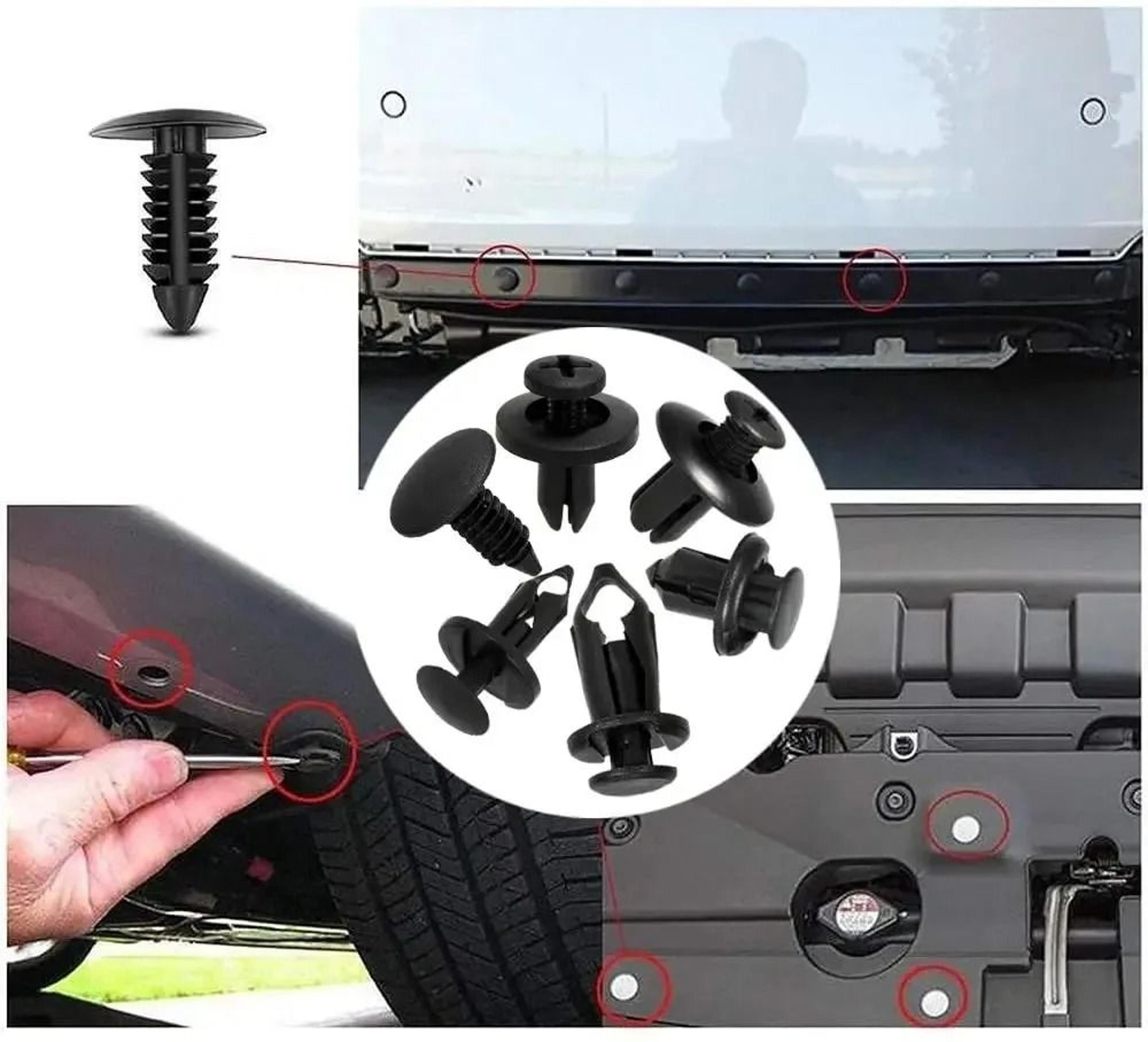 Car Retainer Clips Kit 190 Pcs Auto Trim Panel Bumper Fasteners Set 7