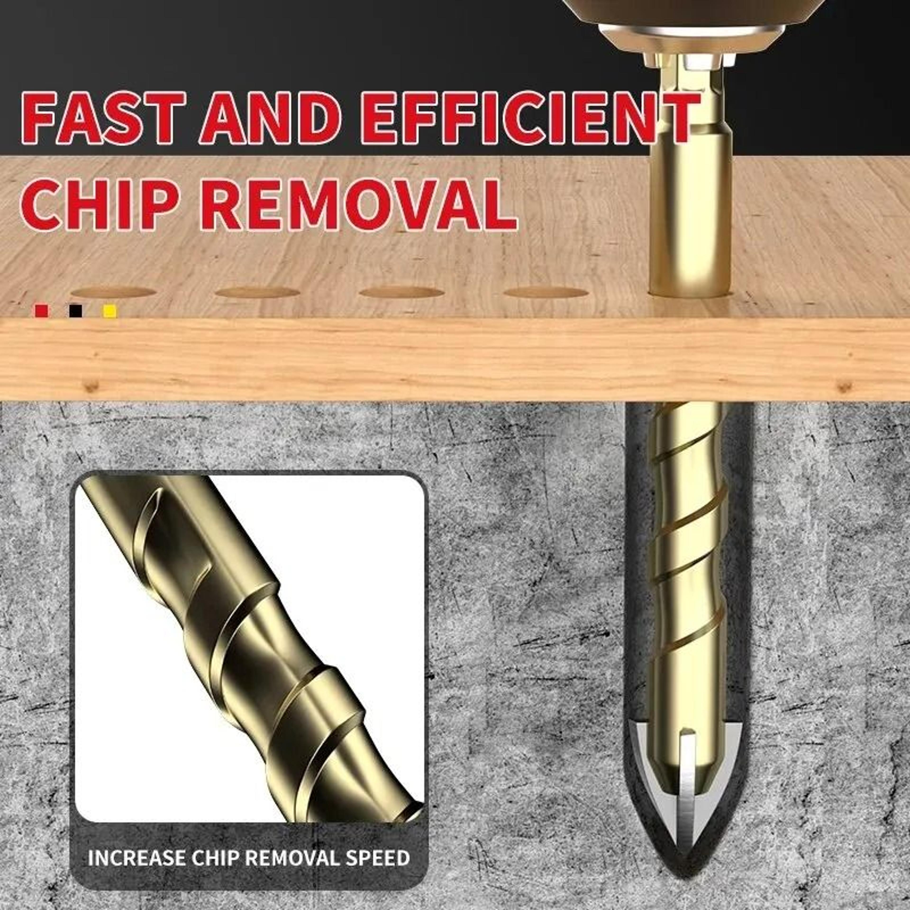 Tile Drill Bit Set Tungsten Carbide Glass Ceramic Concrete Drill Bits 4