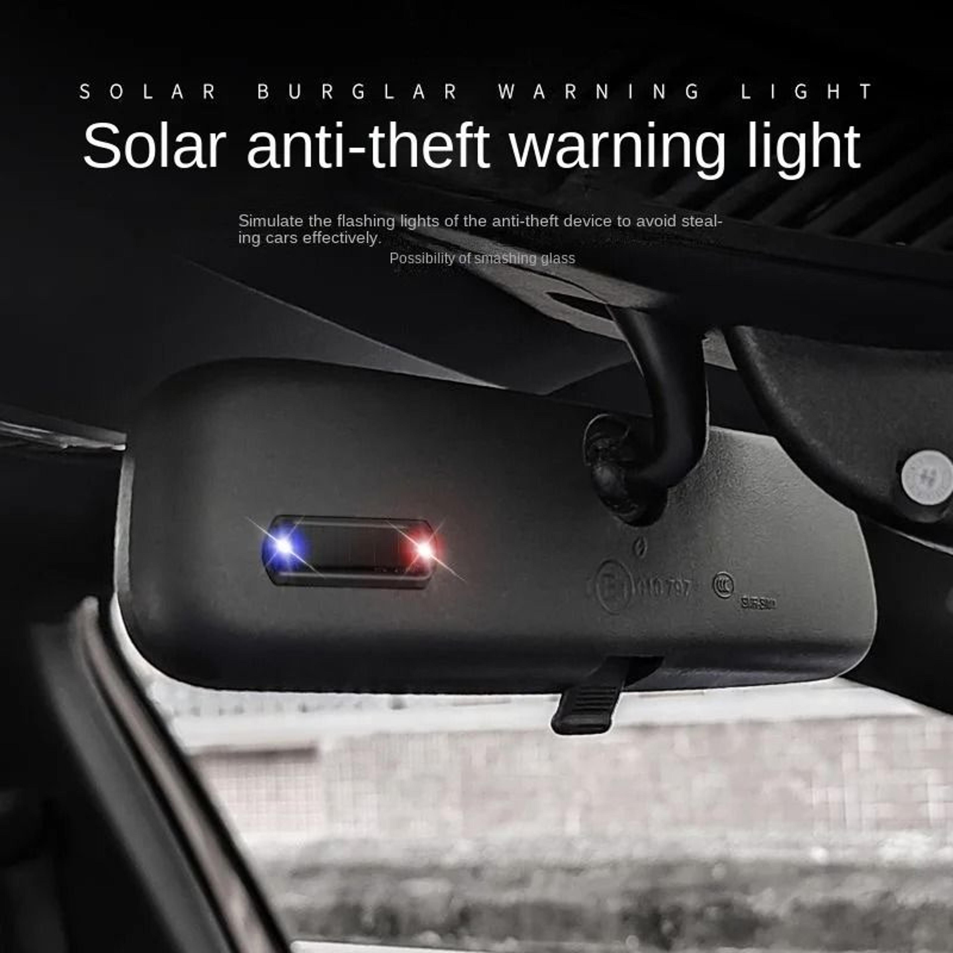 Solar Car Anti Theft Light LED Strobe Warning Dummy Alarm Security Lamp 9