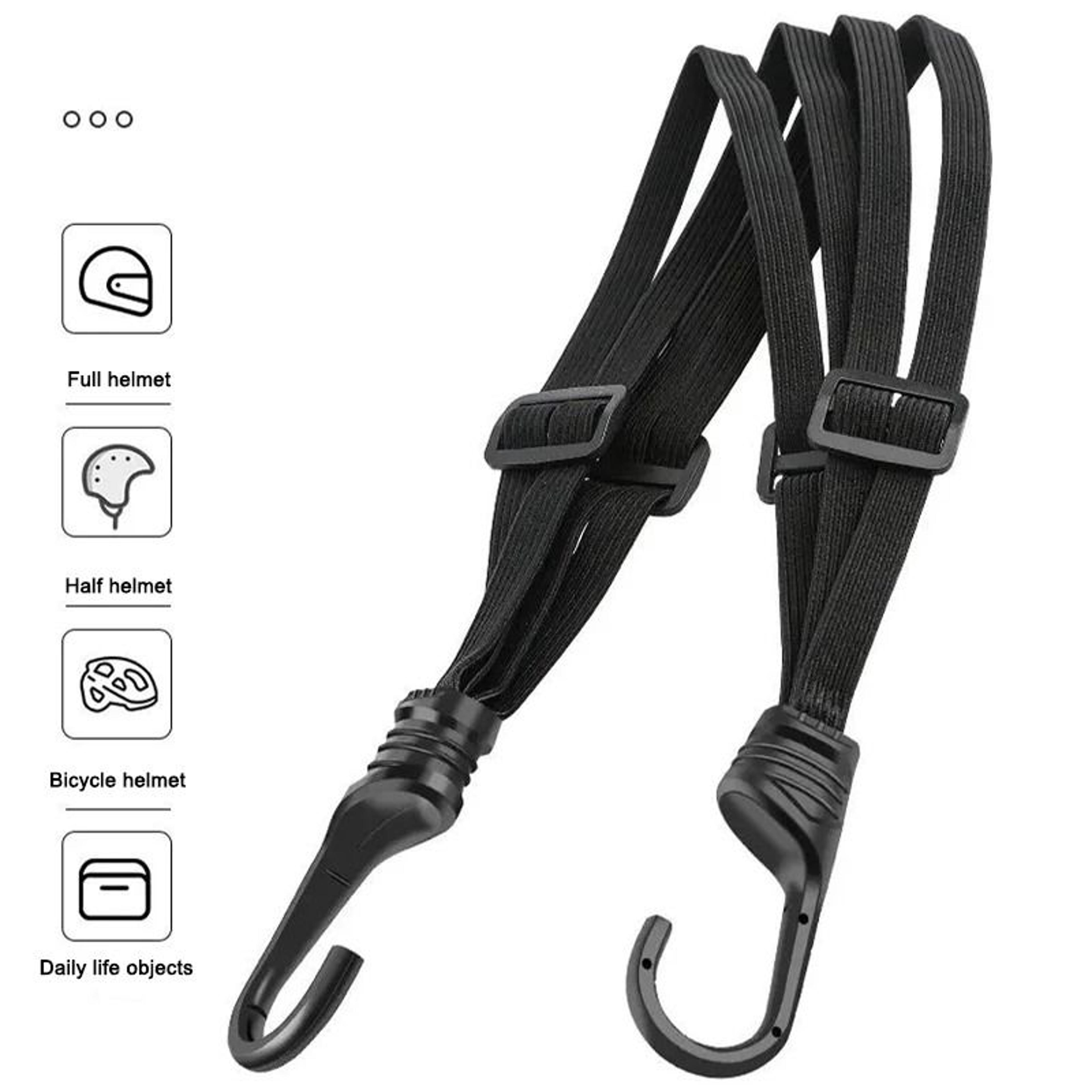Motorcycle Helmet Strap Elastic Cargo Rope Adjustable Motorcycle Bungee Cord 5