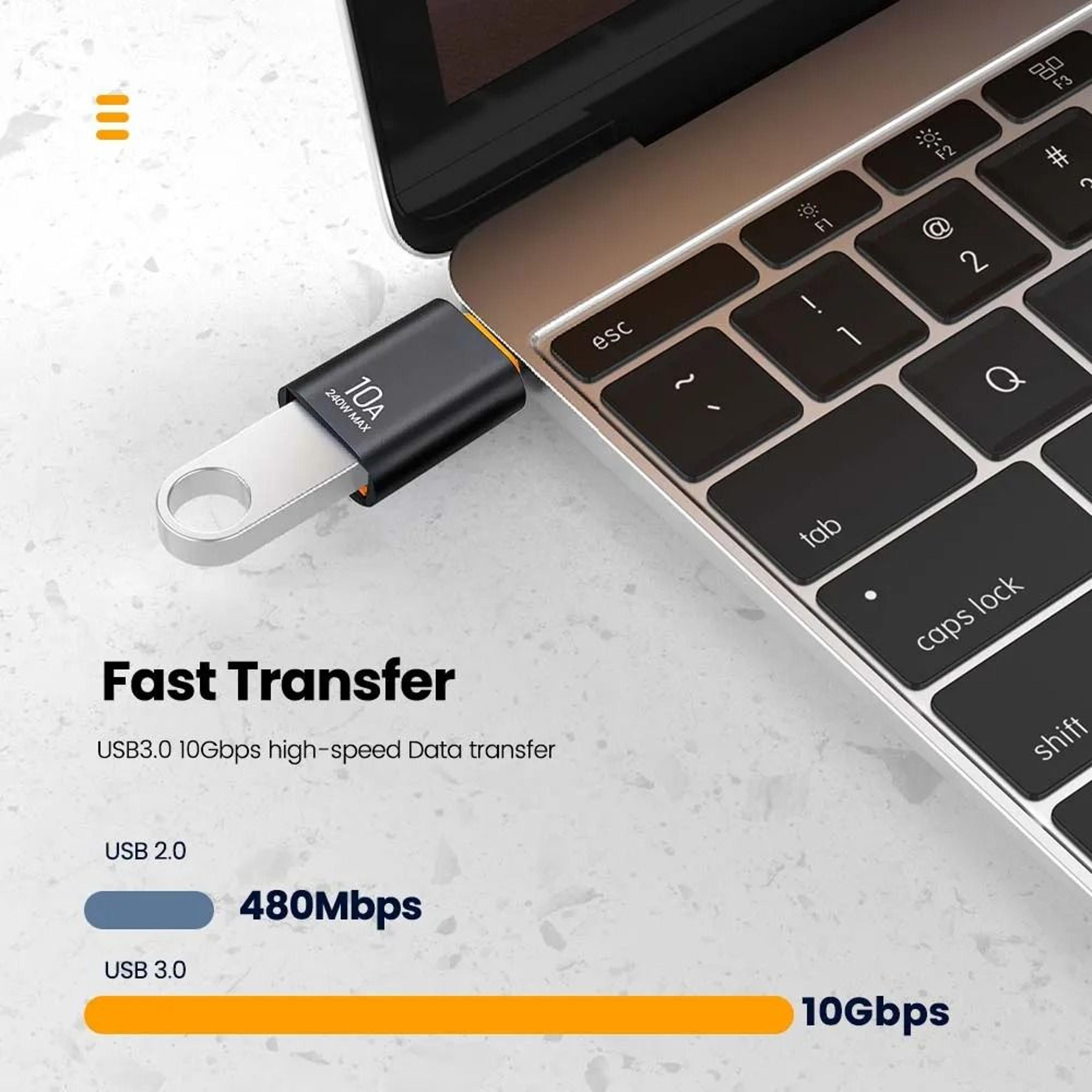 USB C To USB Adapter OTG Converter USB 30 Fast Data Connector 8