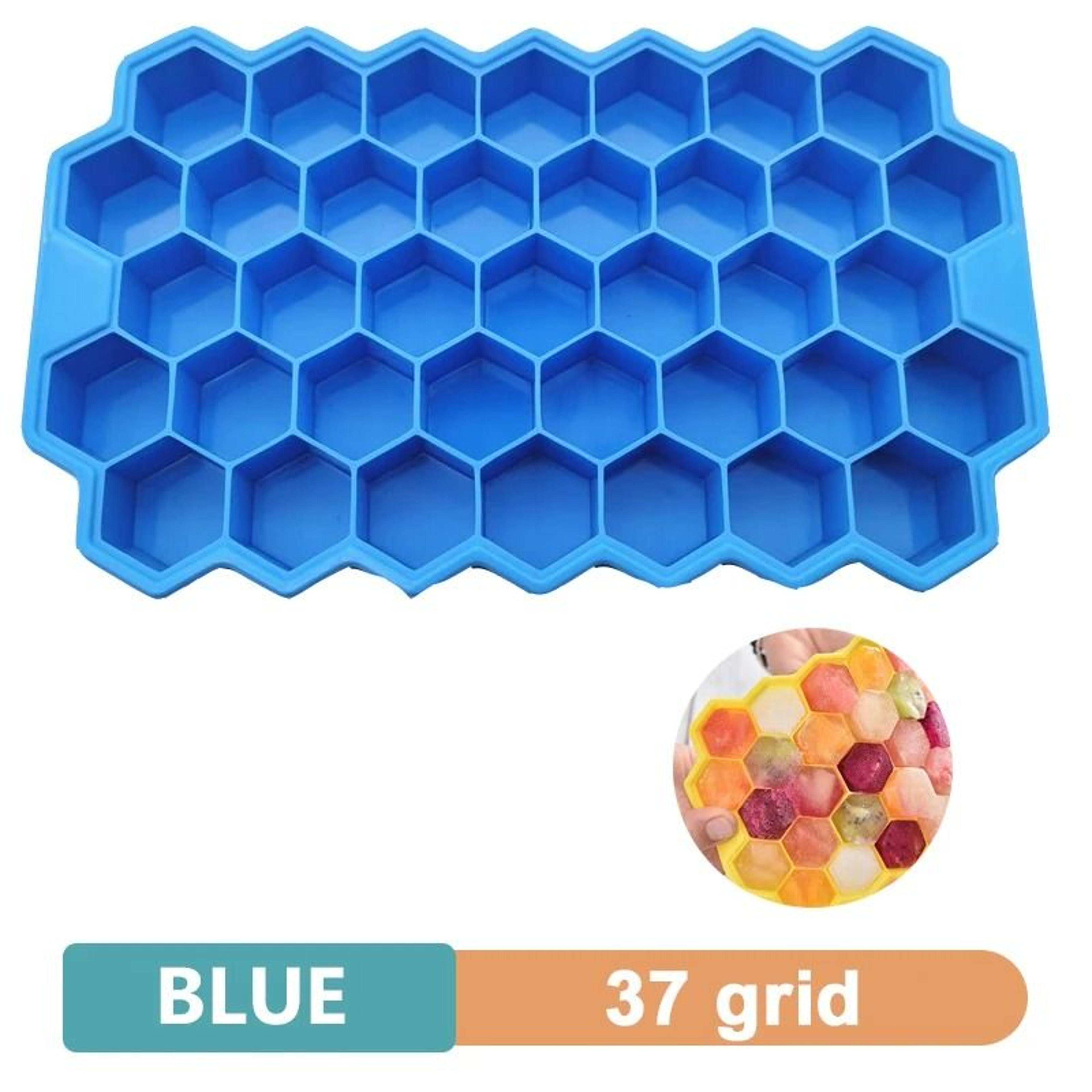 Large Silicone Ice Cube Tray Giant Square Ice Mold For Drinks 14