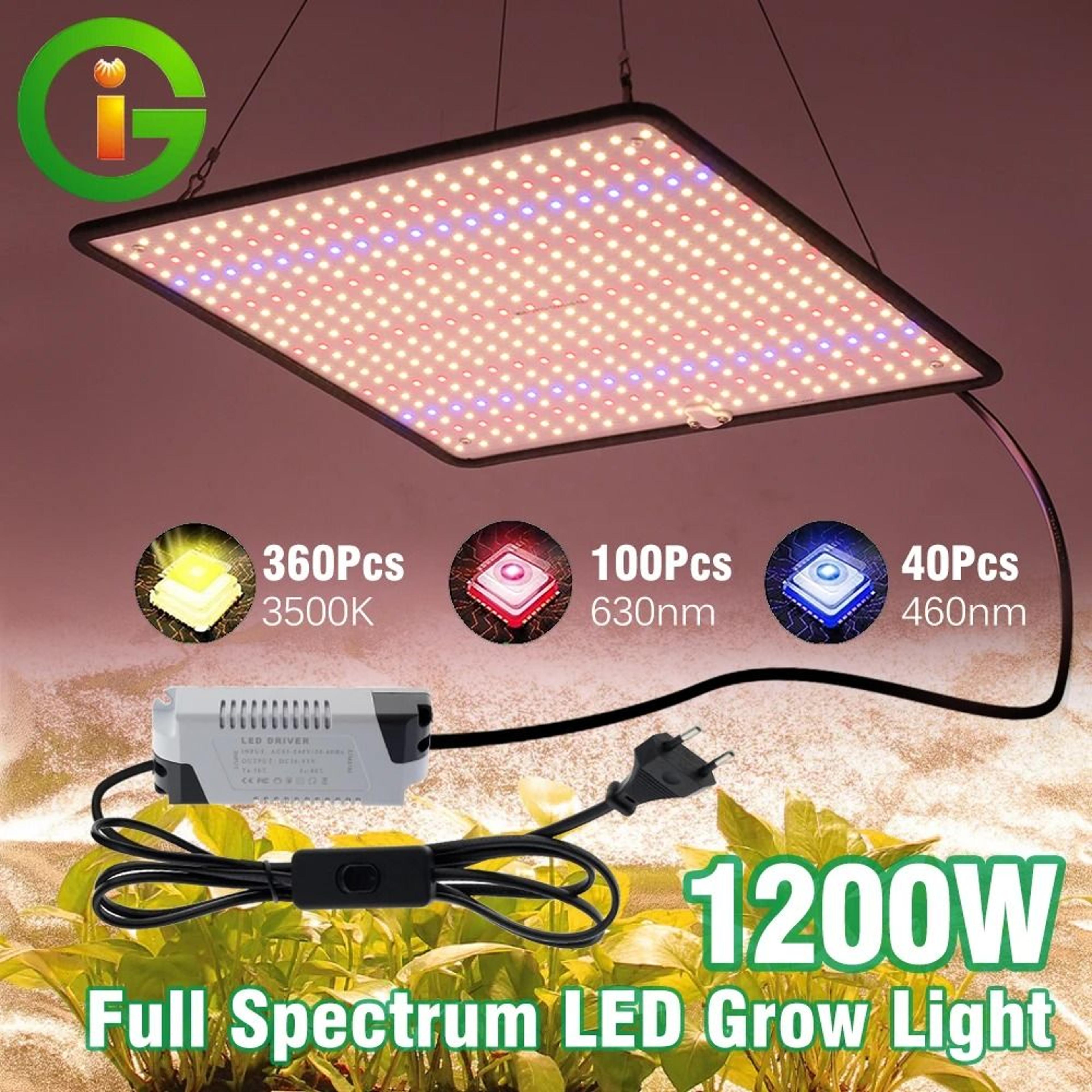 40W LED Grow Light Full Spectrum Plant Grow Lamp For Indoor Plants 9