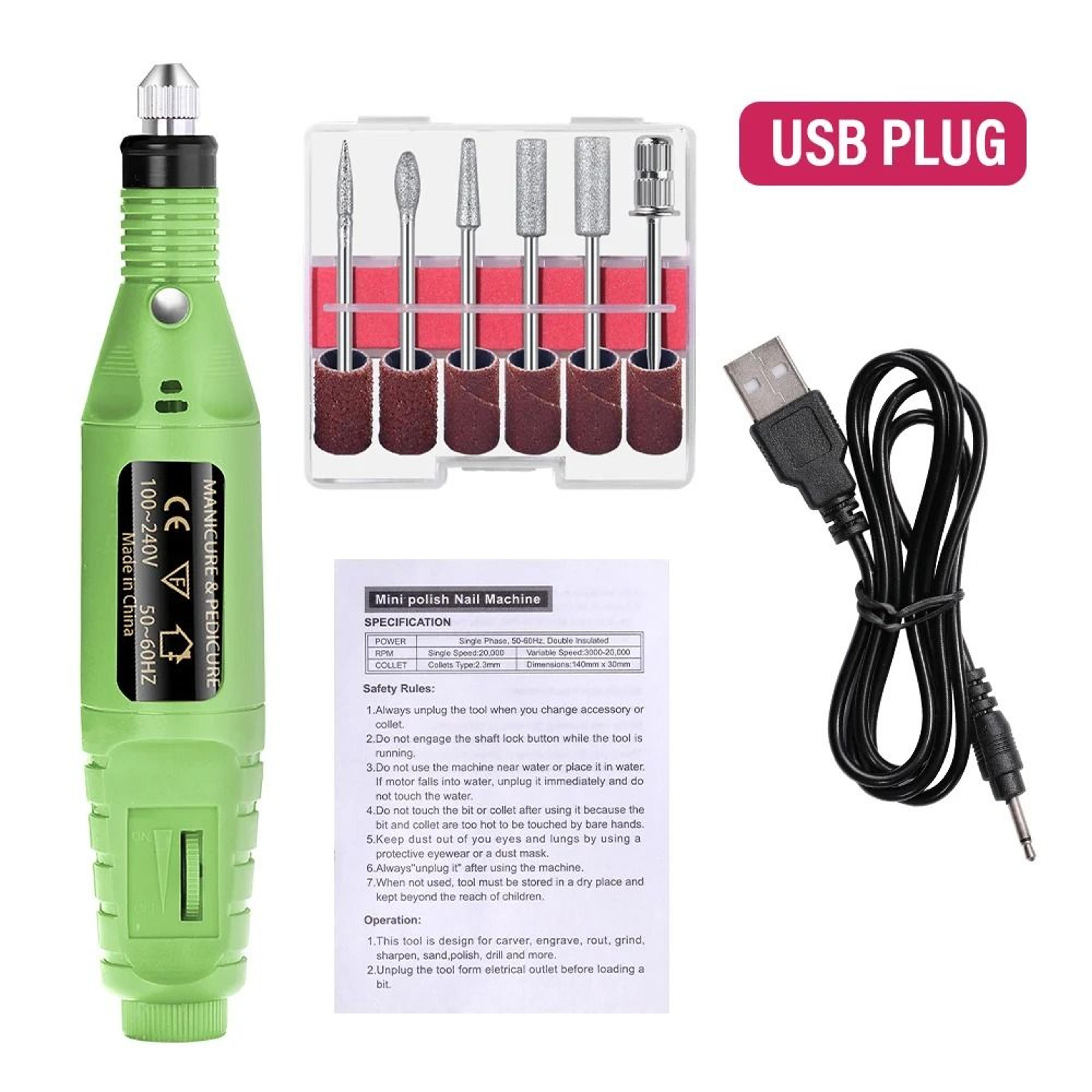 Electric Nail Drill Machine Professional Nail Sander For Gel Polish Removal And Manicure 6