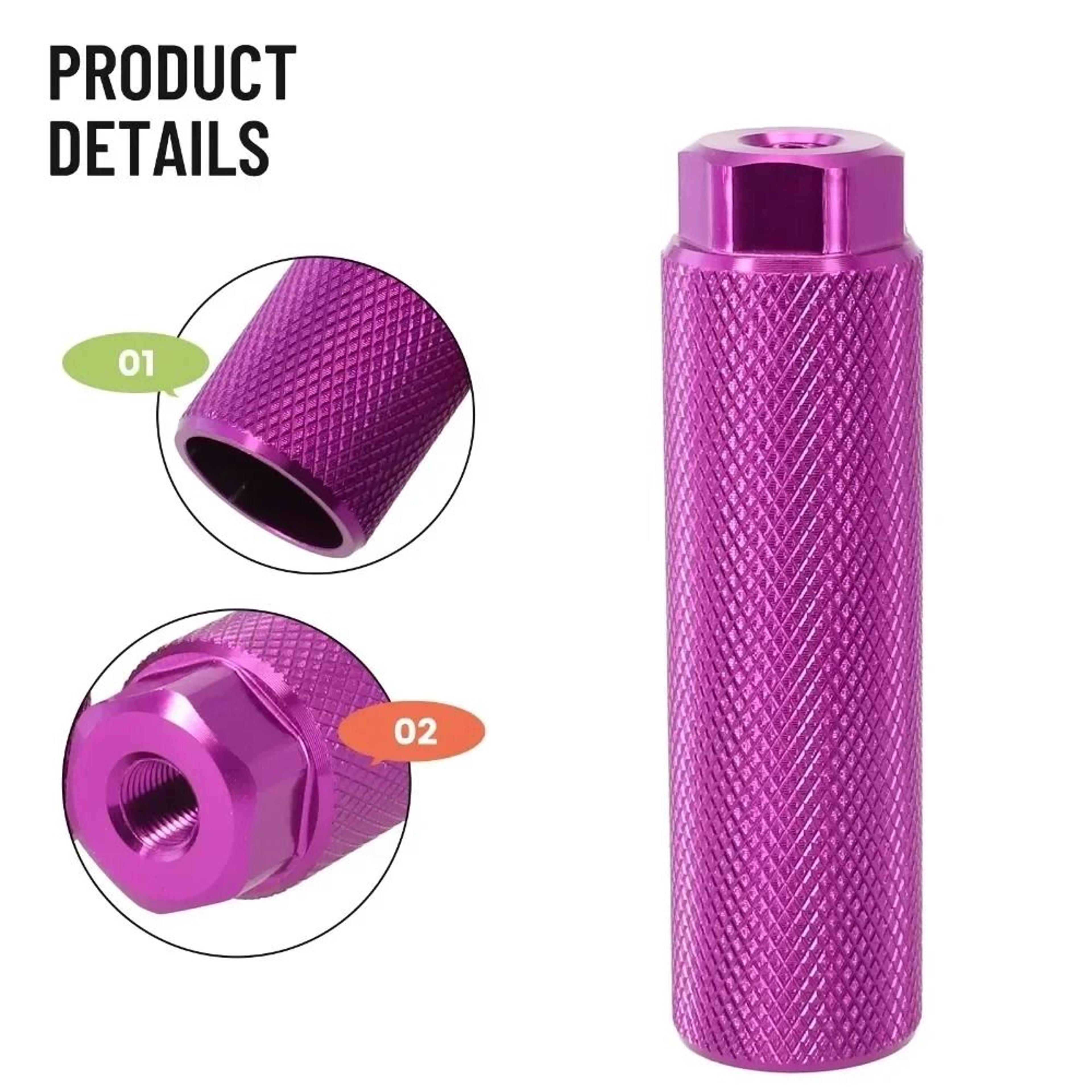Aluminum Alloy Bike Pegs Anti Slip BMX Foot Pegs For 3 8 Axles 7