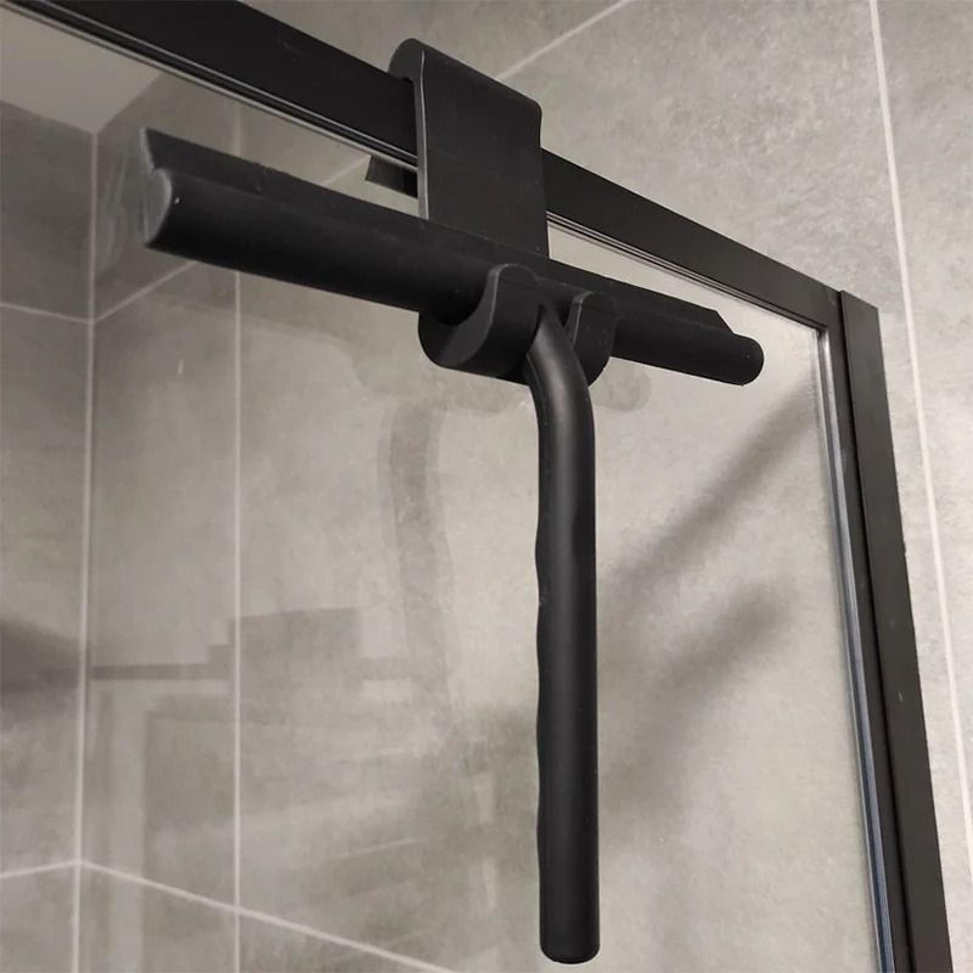 Shower Squeegee Window Glass Cleaner With Handle Wall Hanging Wiper 8