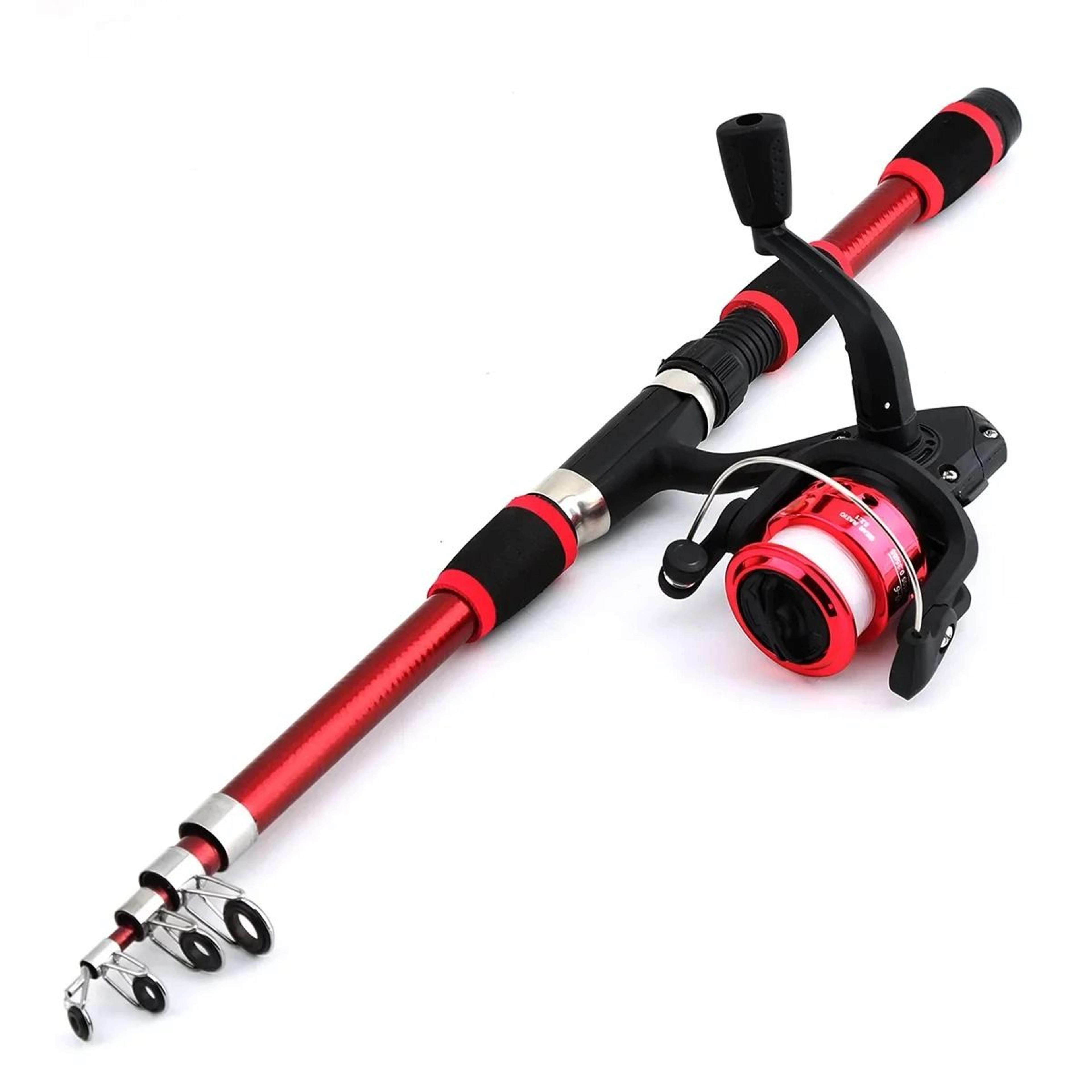 Kids Telescopic Fishing Rod And Reel Set Portable Beginner Fishing Kit 2