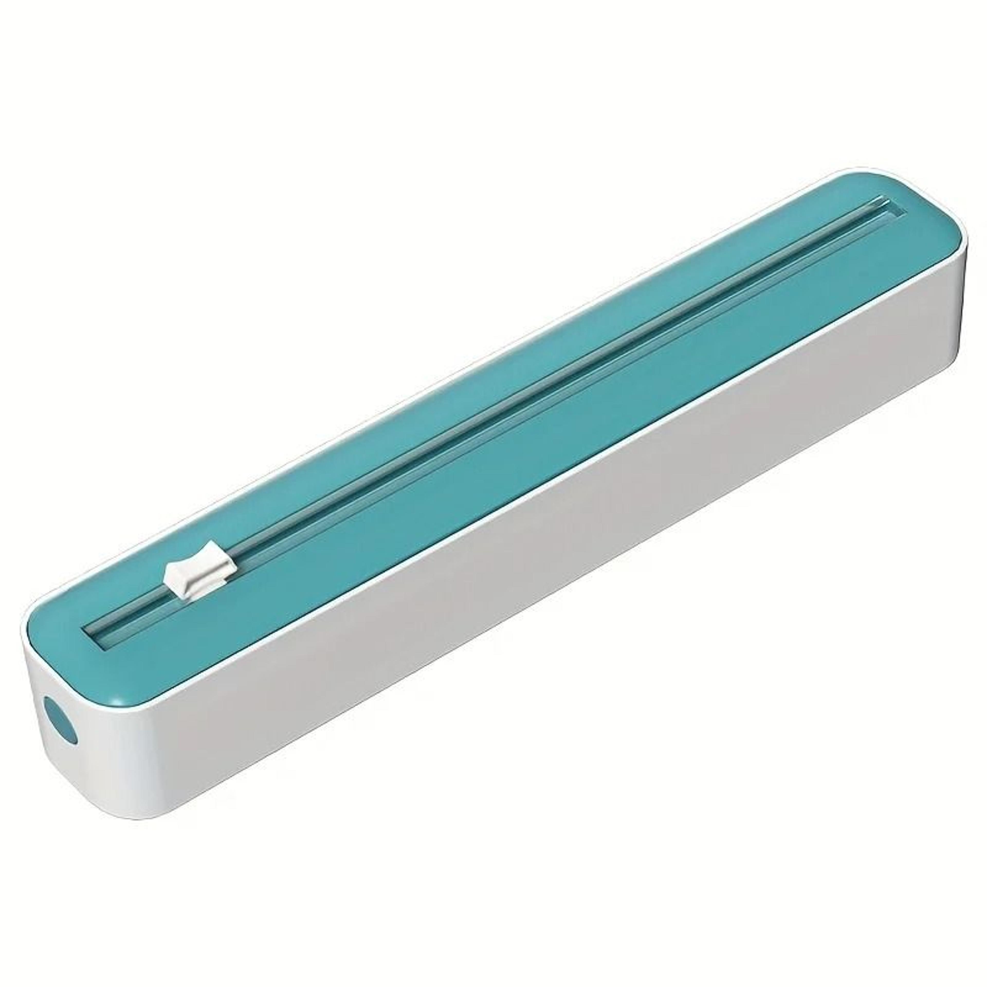 Plastic Wrap Dispenser With Cutter Kitchen Organizer For Foil And Cling Wrap 4