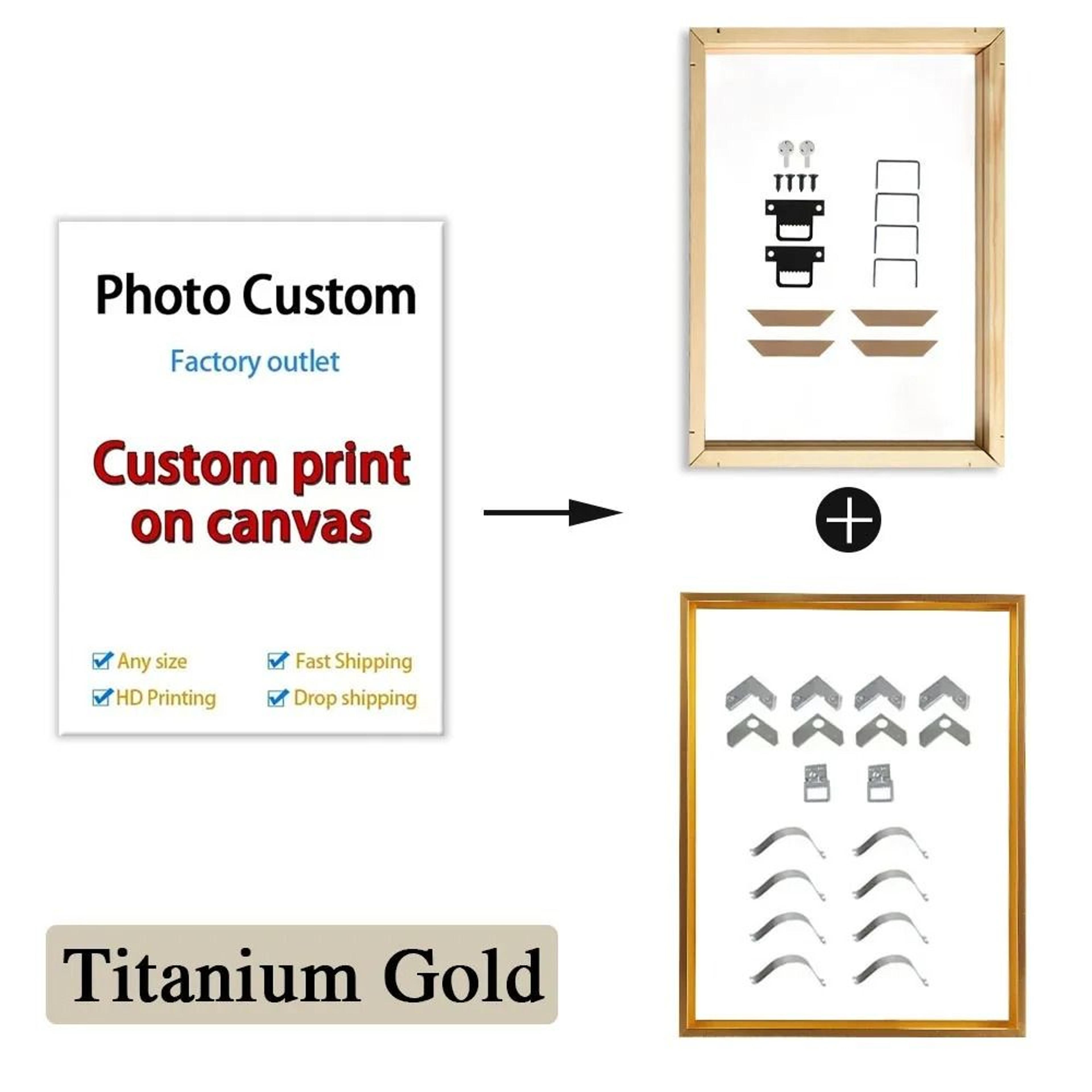Custom Canvas Print Personalized Photo Wall Art Large HD Poster 3