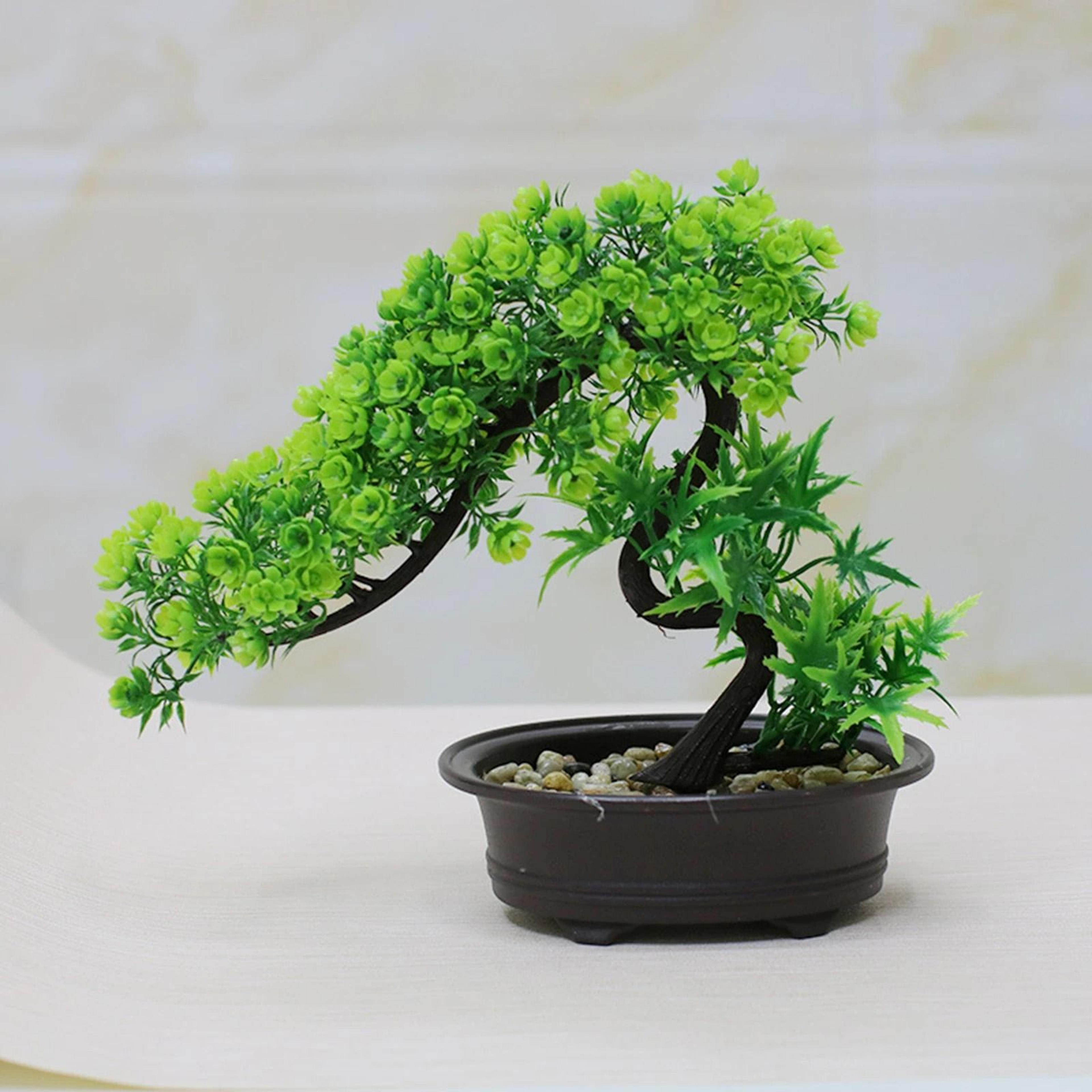 Artificial Bonsai Tree Japanese Pine Mini Plant Decor For Desk And Home 11