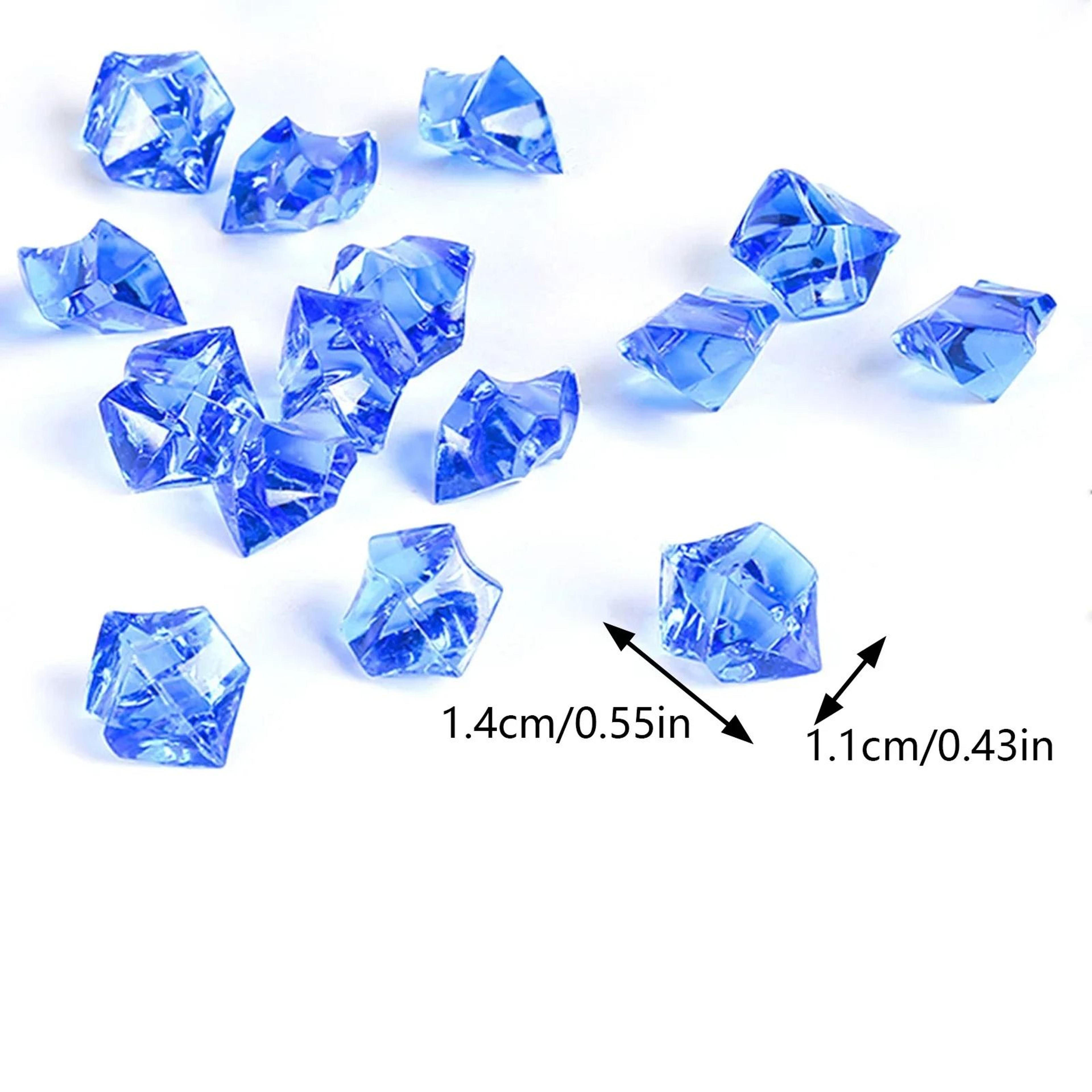 Fake Crushed Ice Stones Acrylic Vase Filler Clear Decorative Stones 7