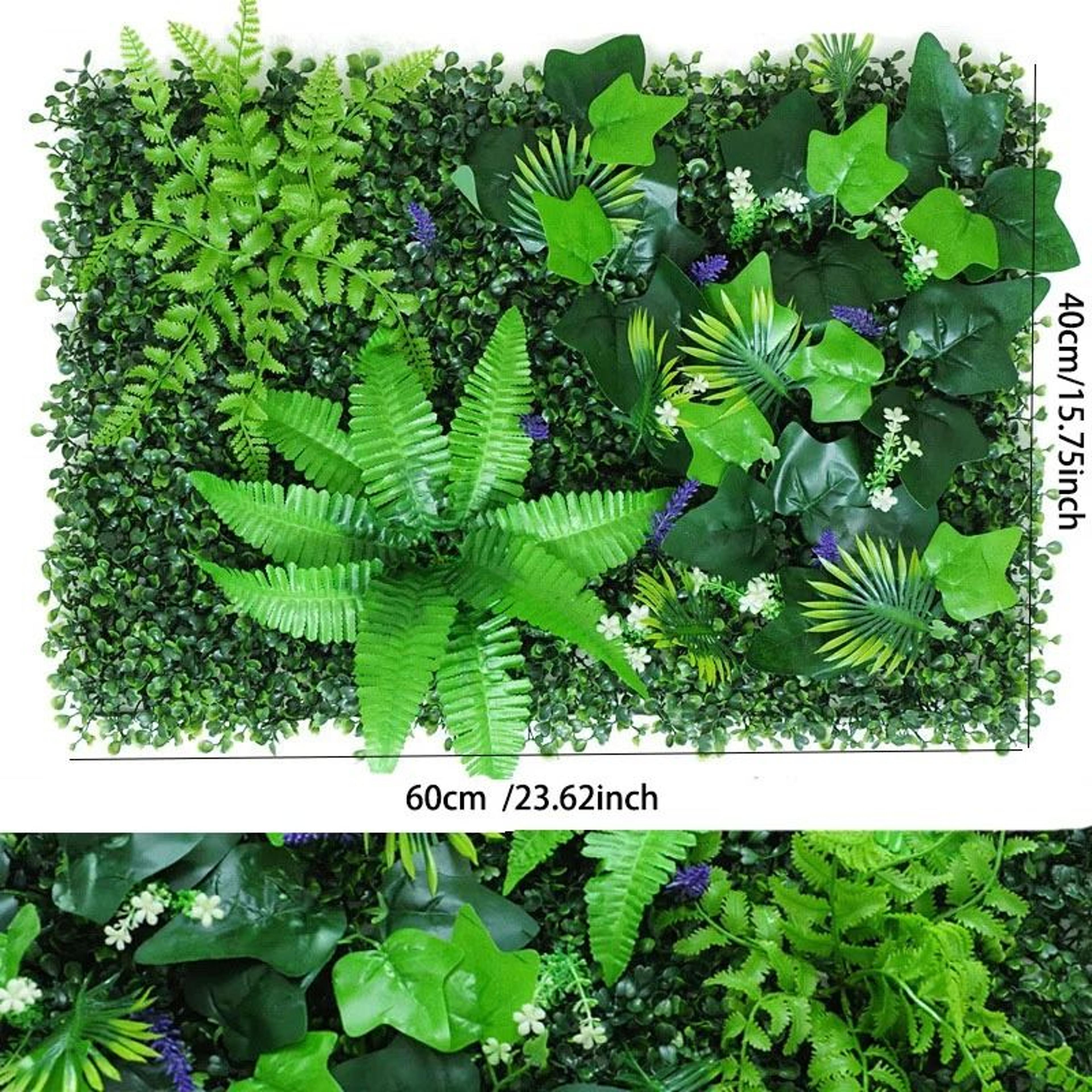 Artificial Grass Wall Panel Boxwood Hedge Green Wall Decor 4