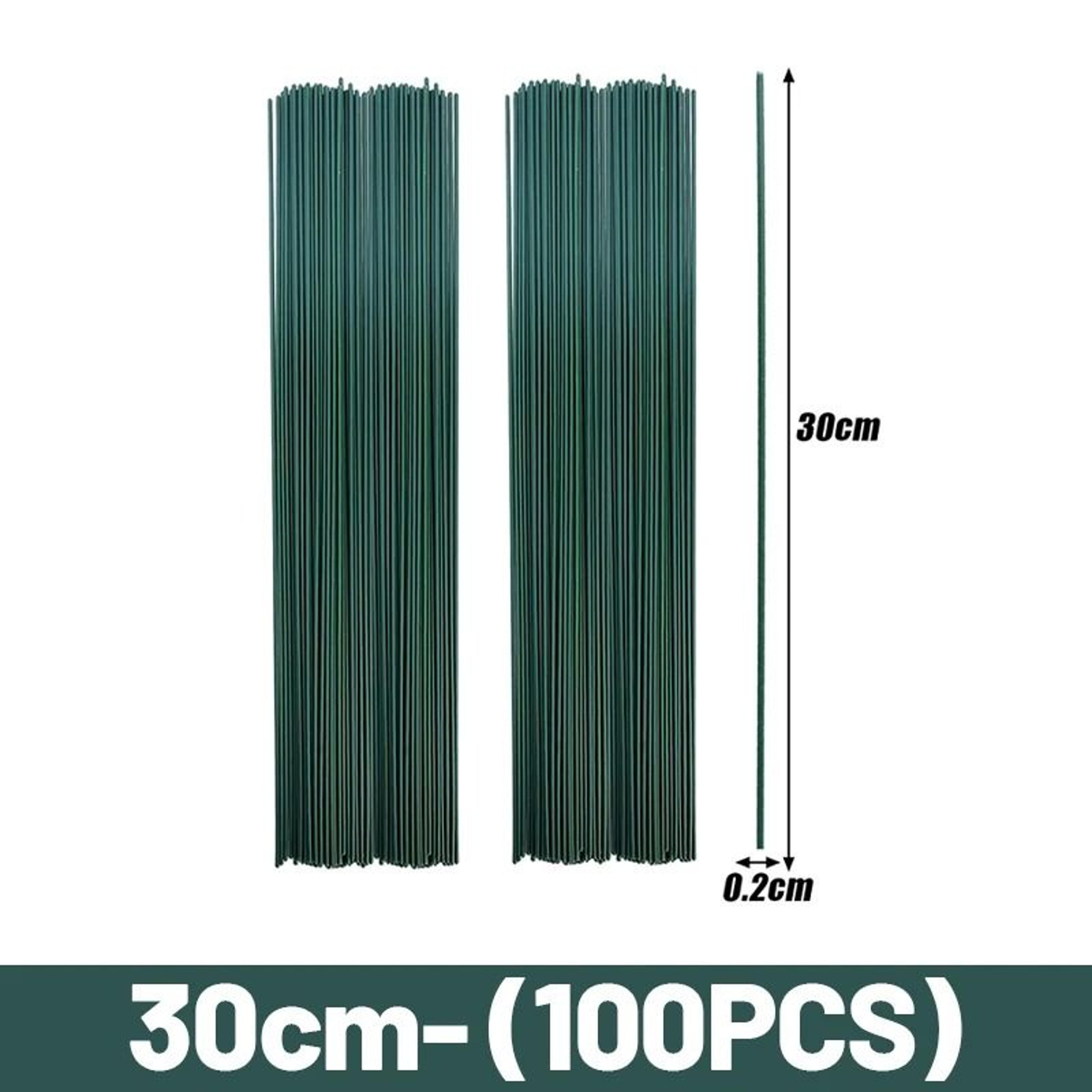 Bendable Artificial Flower Stems Floral Wire Rods For DIY Crafts 4