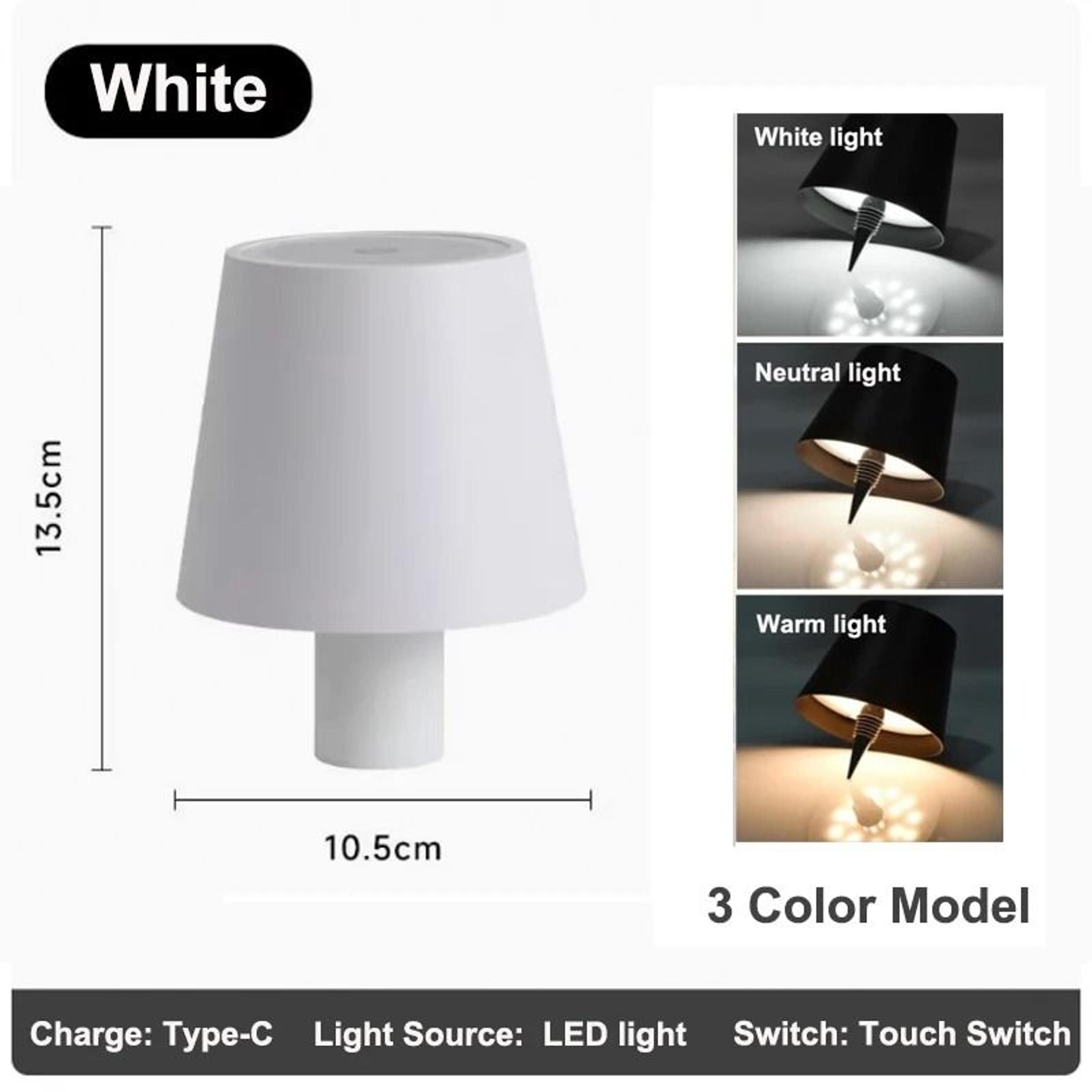 Wireless LED Wine Bottle Lamp Touch Control Rechargeable Table Light 4