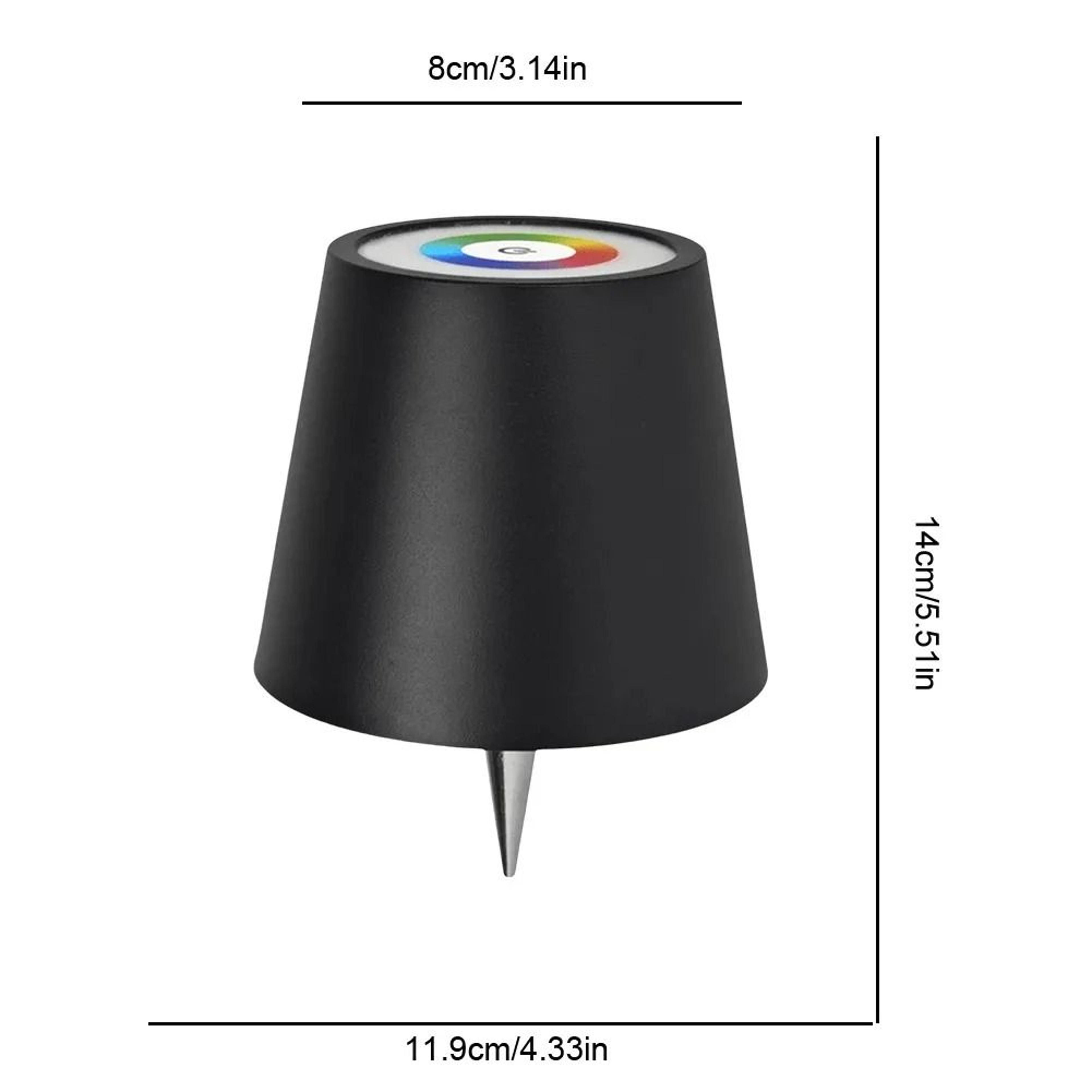 Wireless LED Wine Bottle Lamp Touch Control Rechargeable Table Light 9