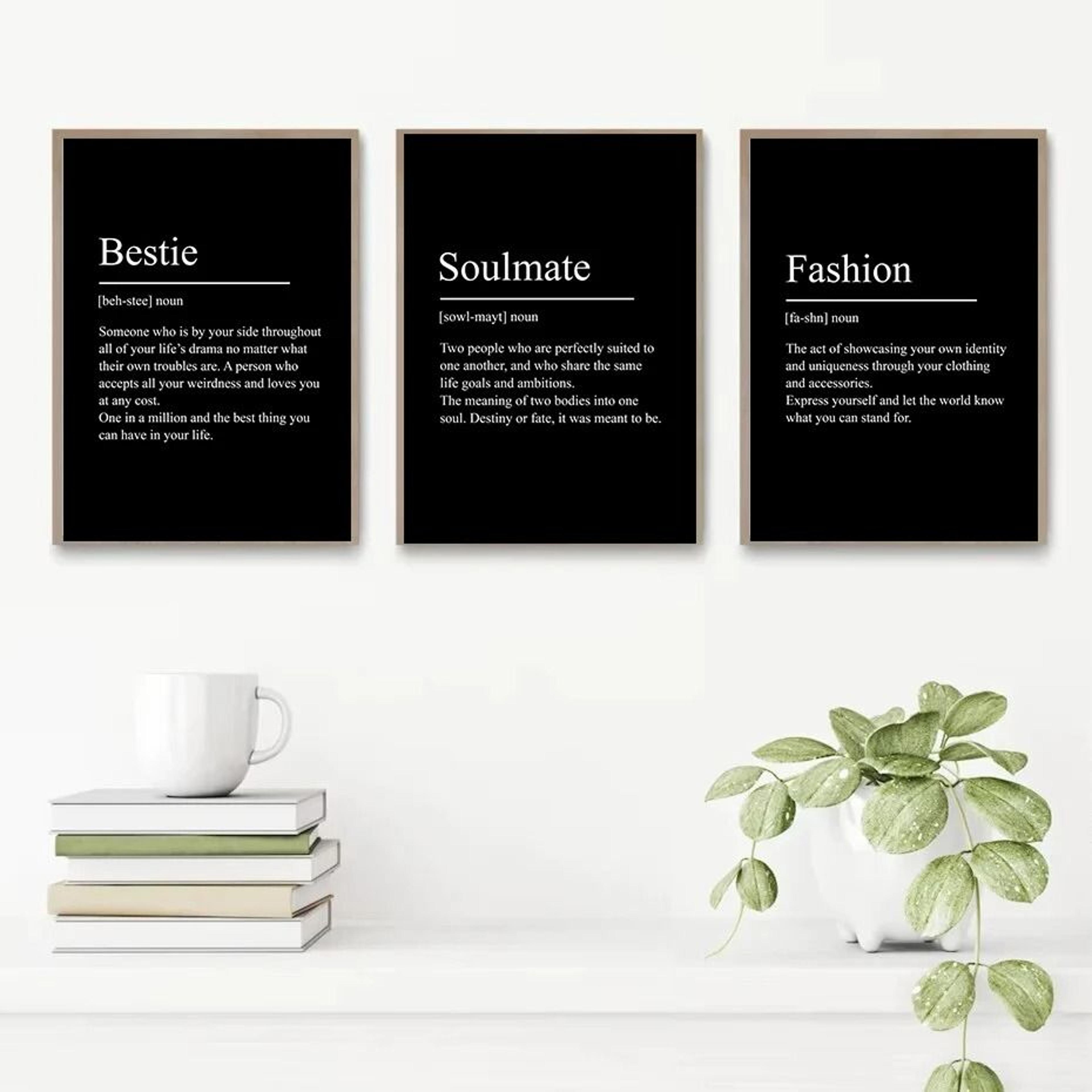 motivational wall art inspirational quote poster minimalist typography canvas print