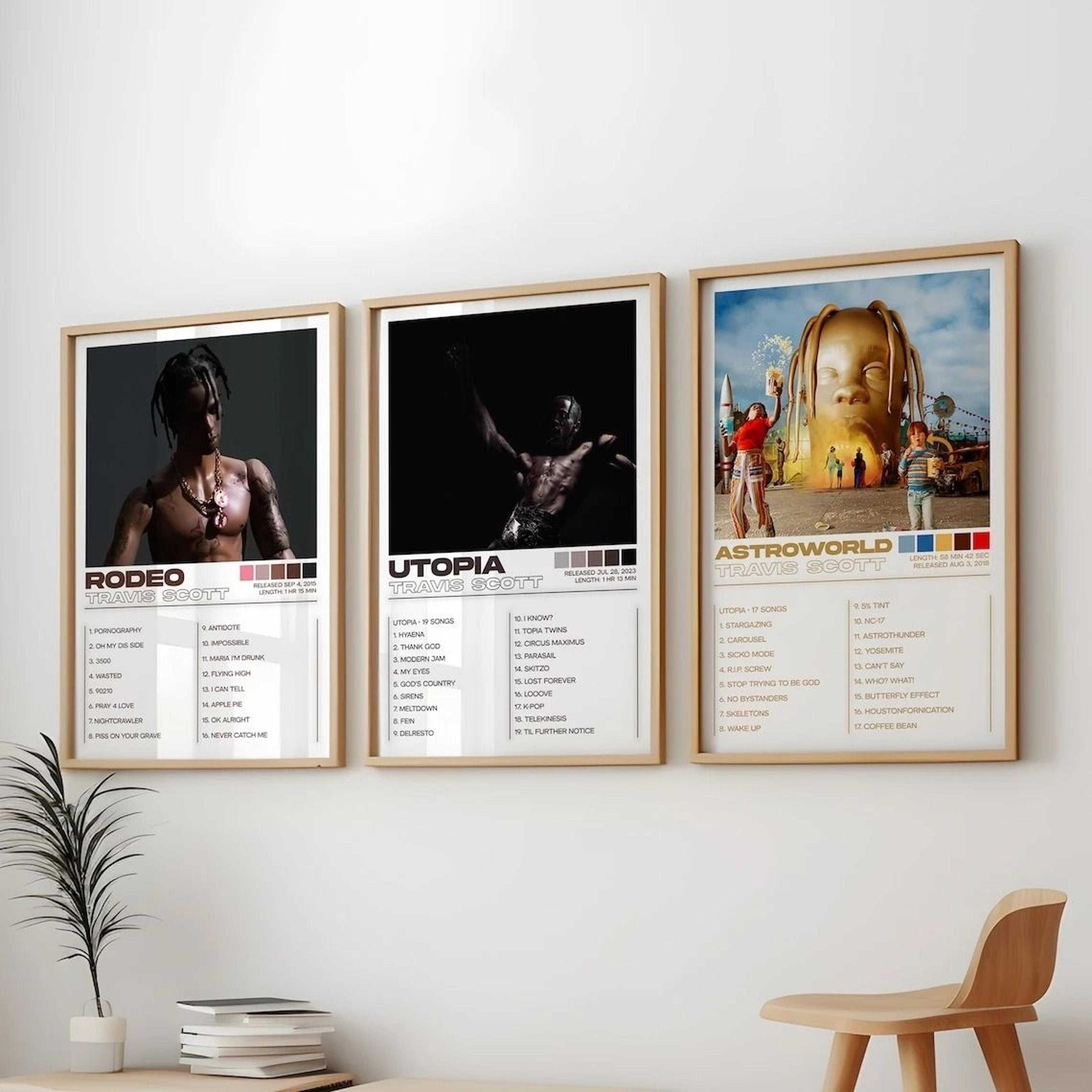 modern rap album cover canvas wall art set music poster prints for room decor