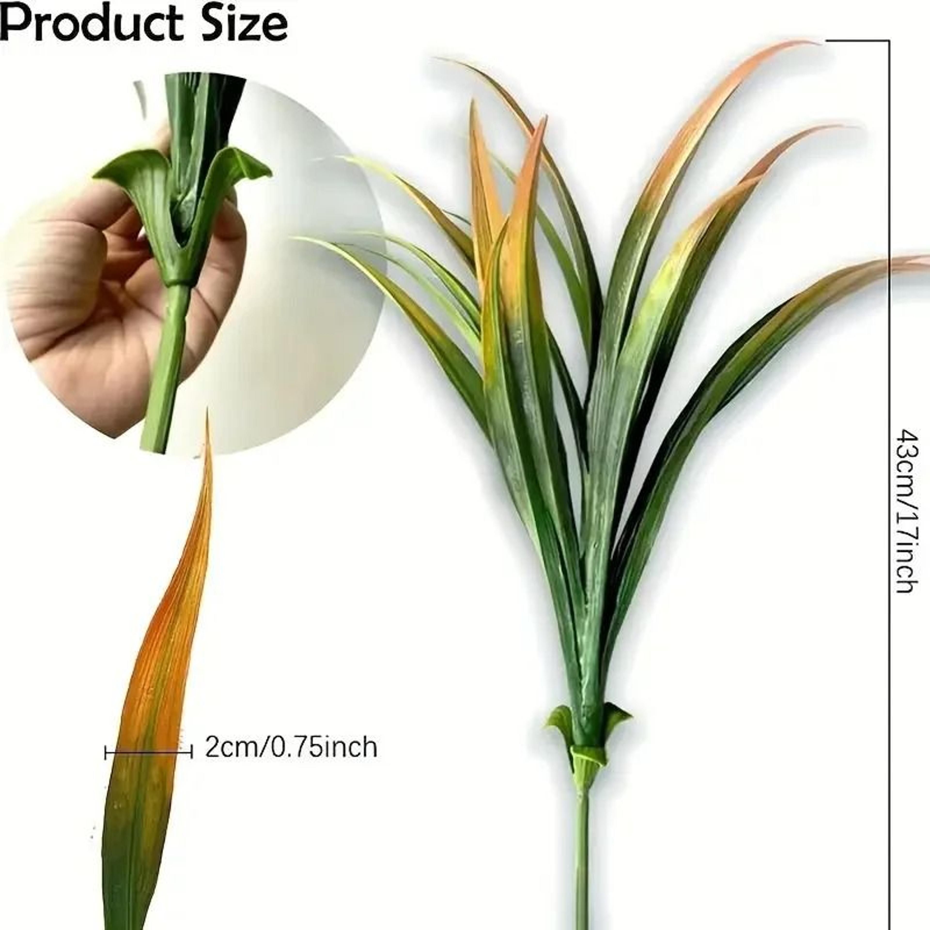 UV Resistant Artificial Tropical Plants Outdoor Fake Grass And Flowers Decor 13
