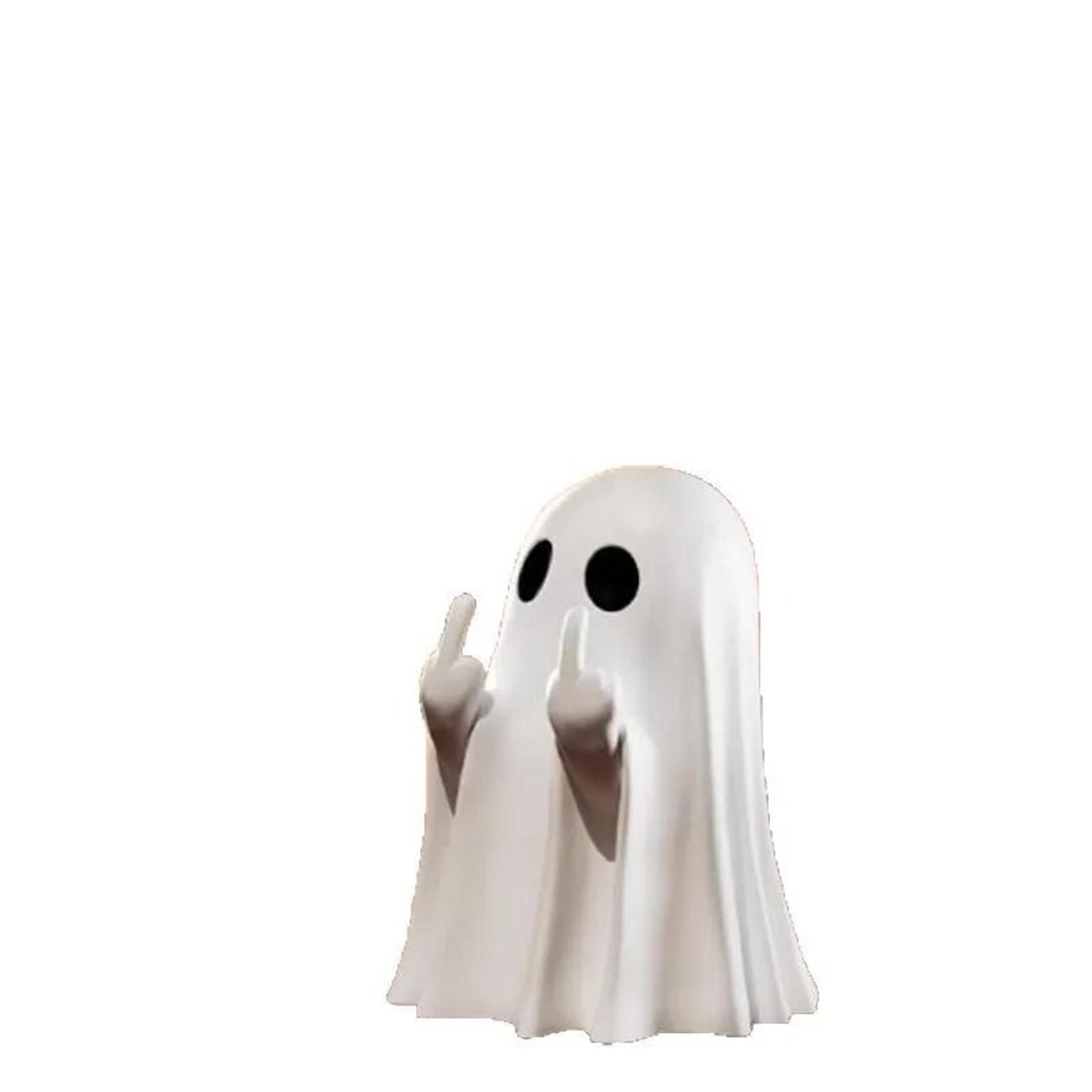 Funny Halloween Ghost Figurine Cute Spooky Tabletop Ghost Decor Statue 2