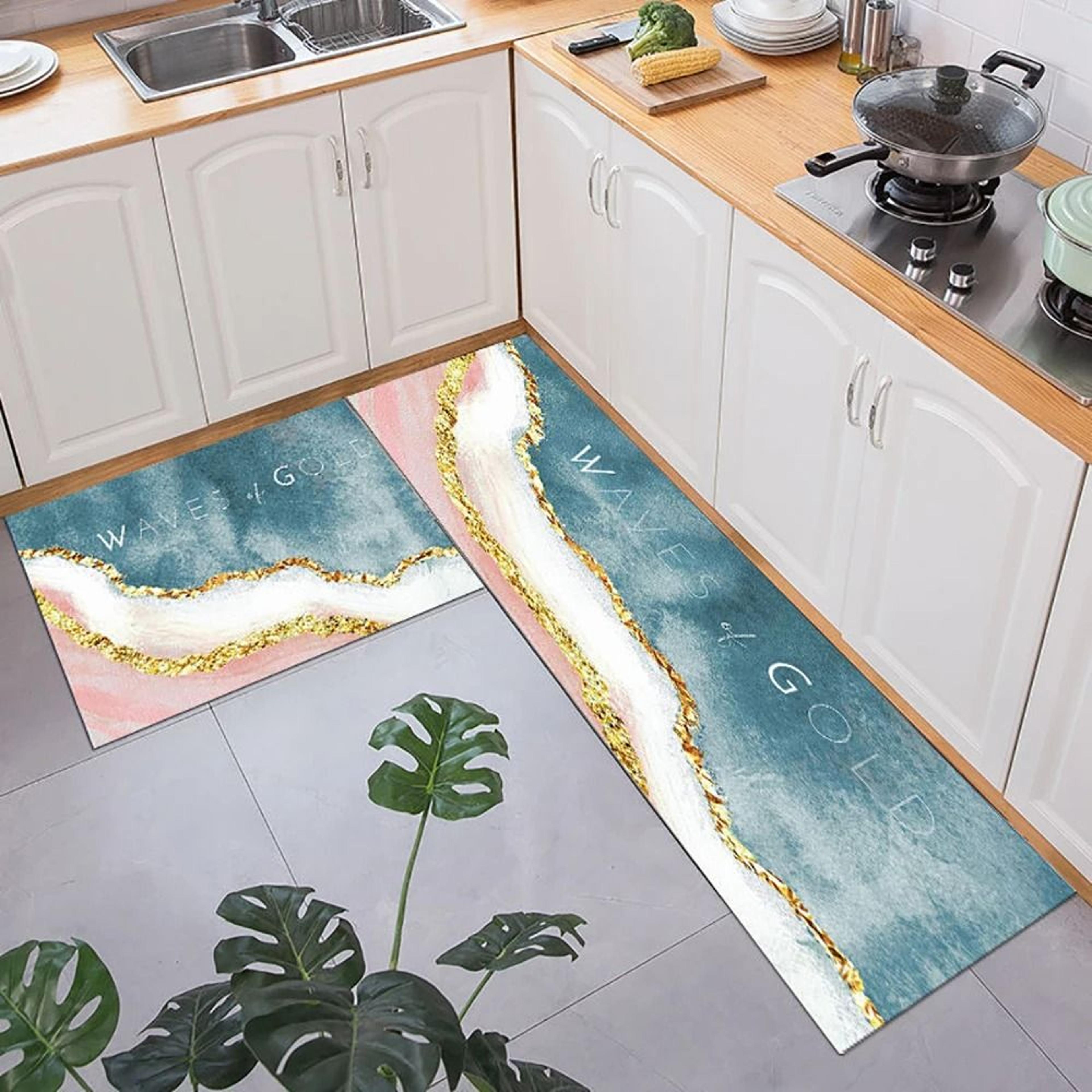 Soft Washable Non Slip Floor Mat Long Kitchen Bedside Runner Rug 23