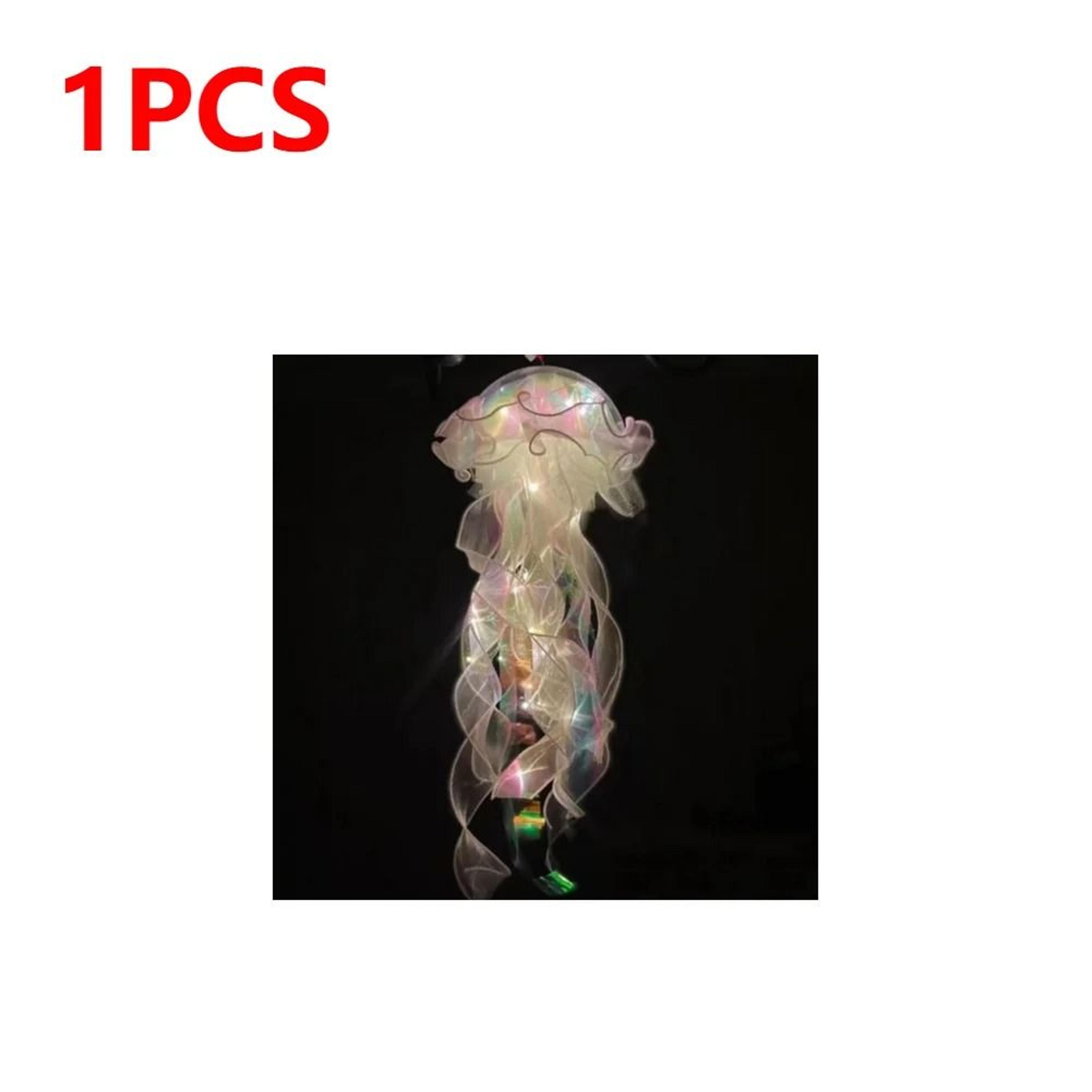 colorful jellyfish led night light hanging pendant ambient lamp