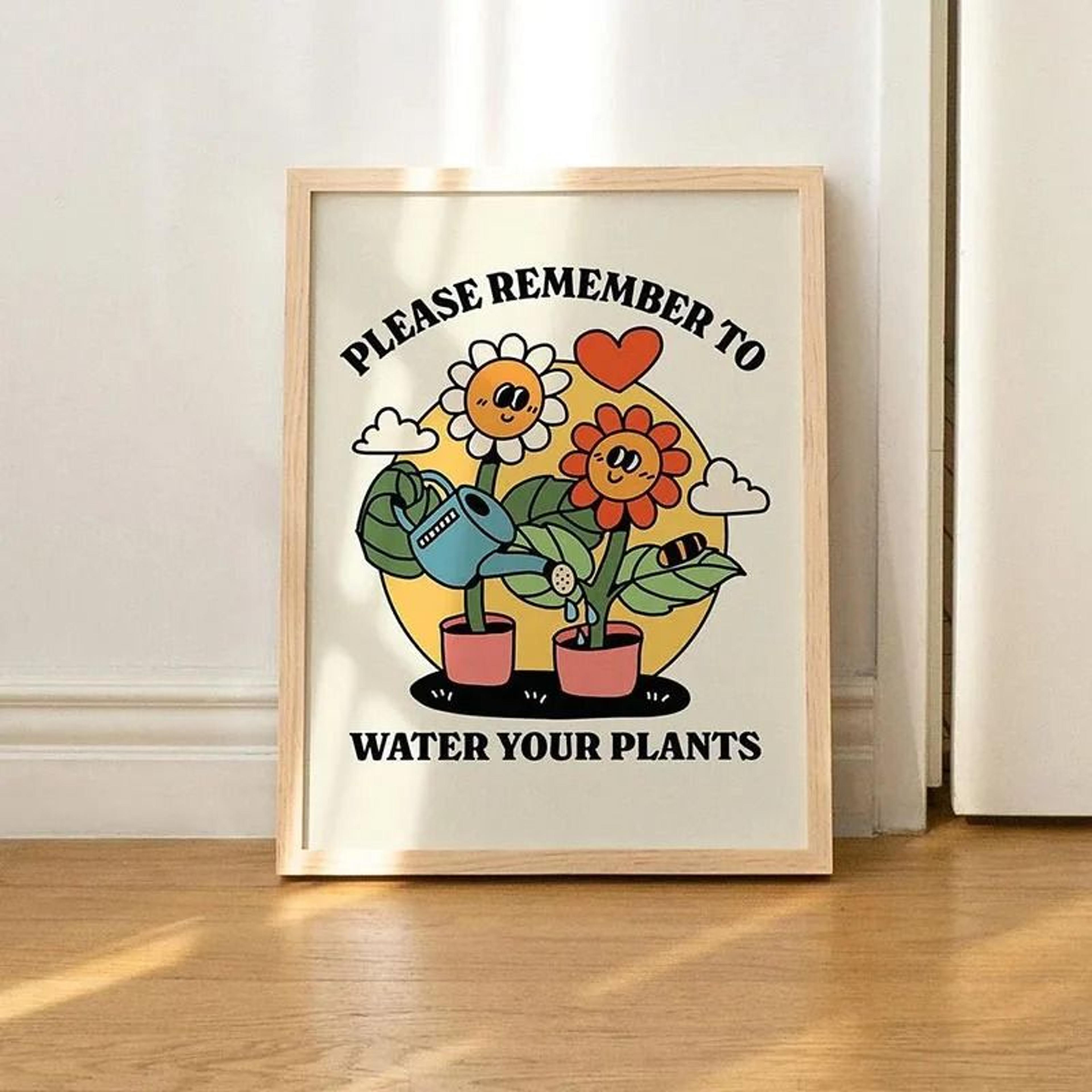 Botanical Wall Art Plant Canvas Print Green Wall Decor Nature Leaf Poster 13