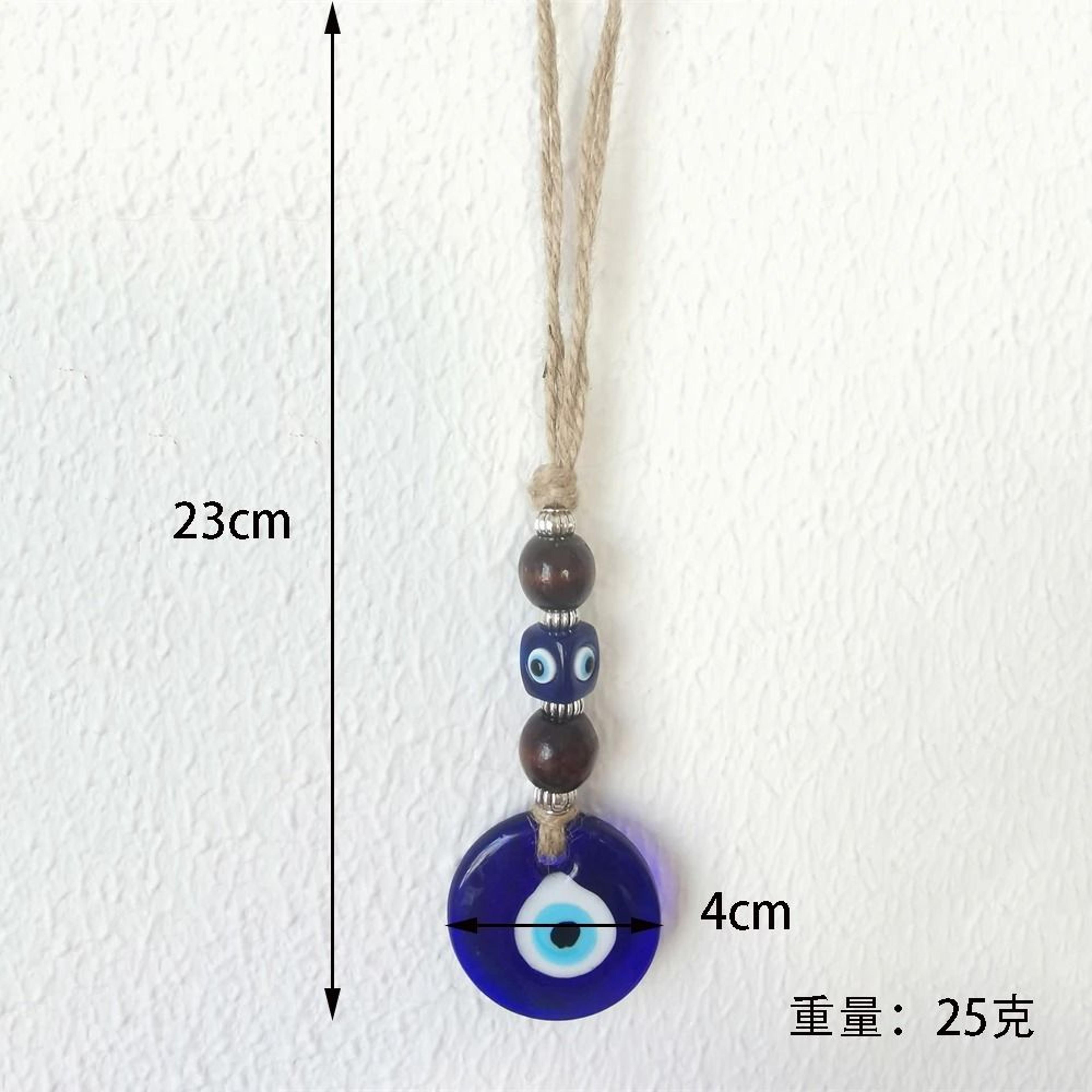 Macrame Evil Eye Wall Hanging Nazar Protection Charm Turkish Decor For Home And Car 20