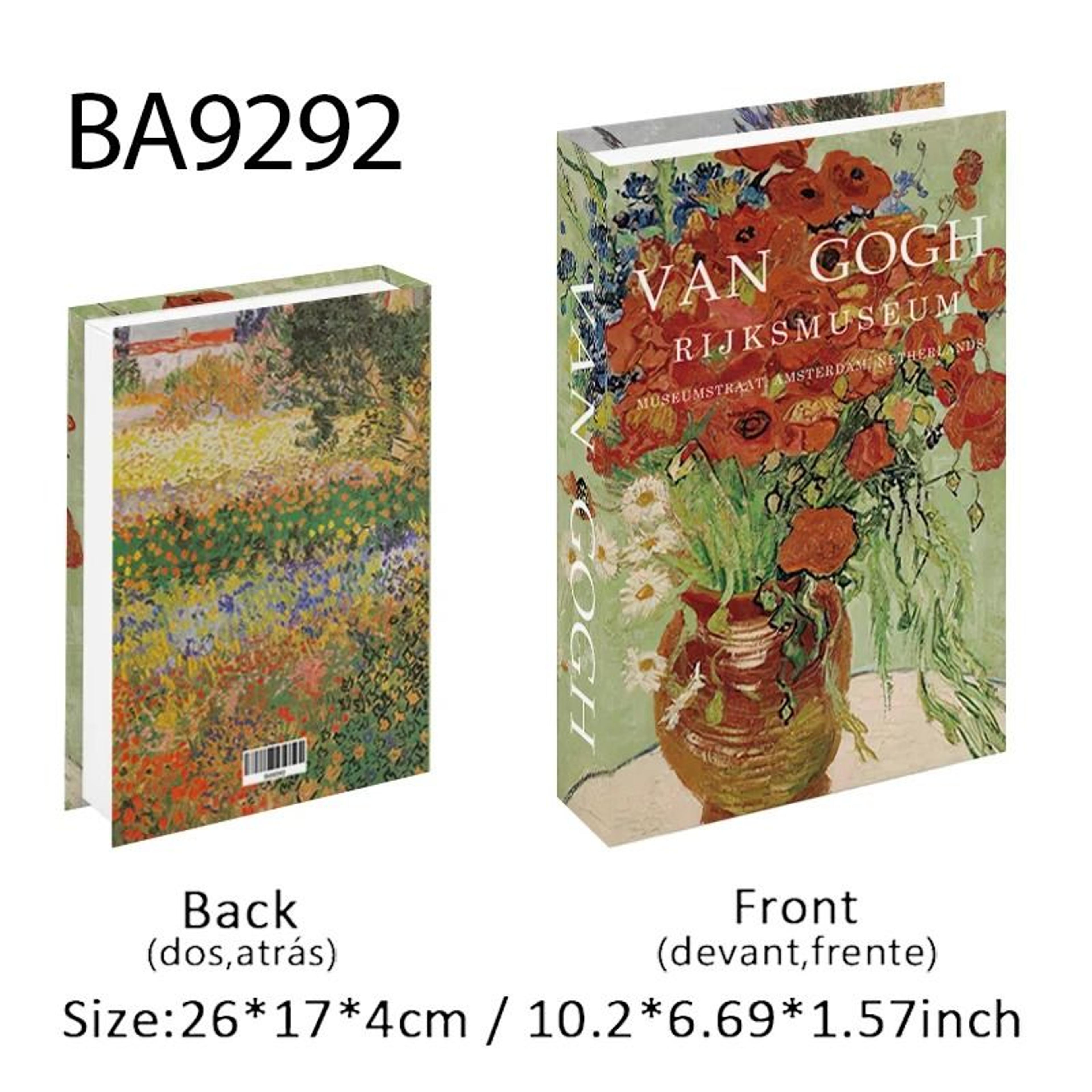 Decorative Book Box Fake Book Decor Coffee Table Books Storage Box Art Design 27