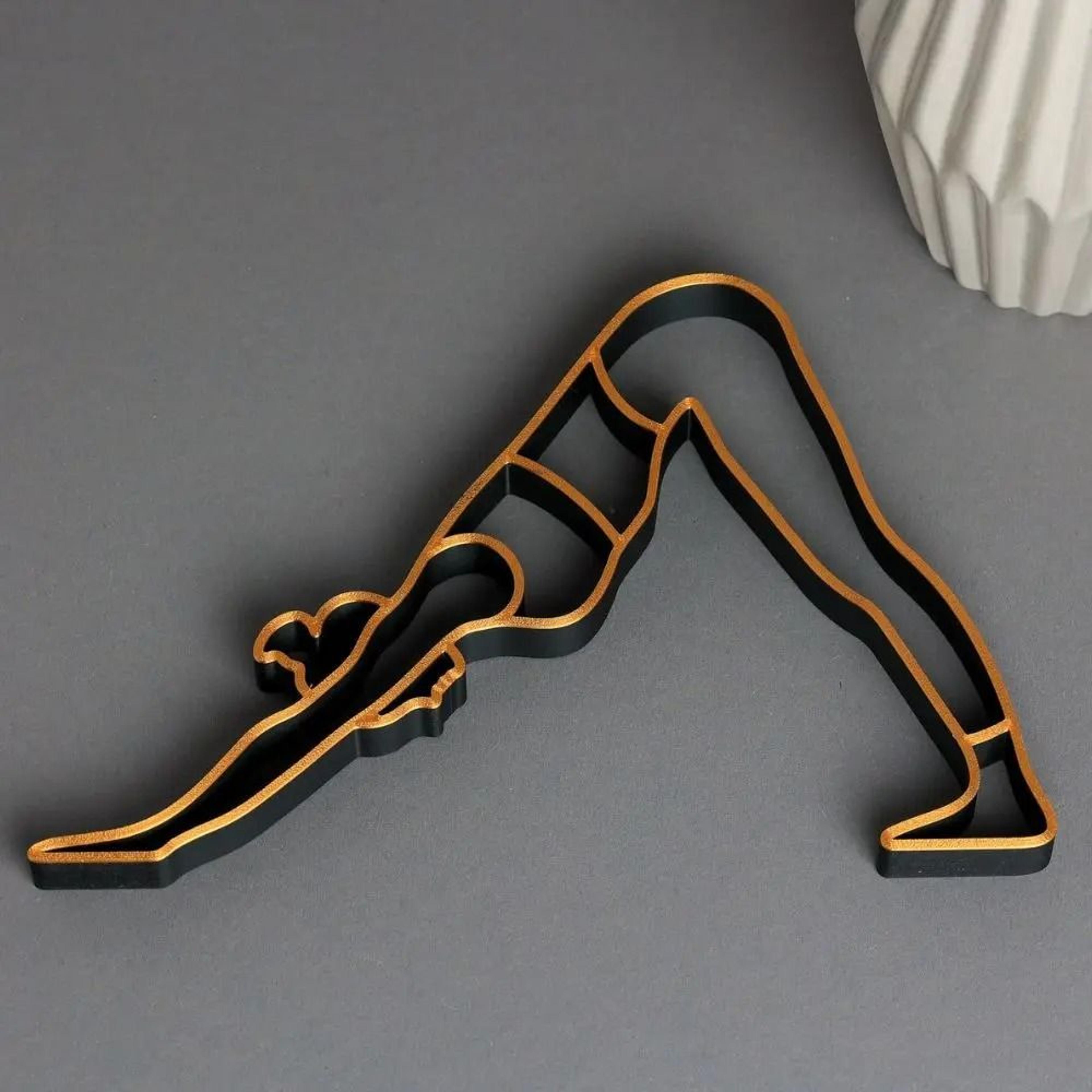 Abstract Yoga Lady Figurine Meditation Decor Modern Yoga Home Decor Sculpture 3