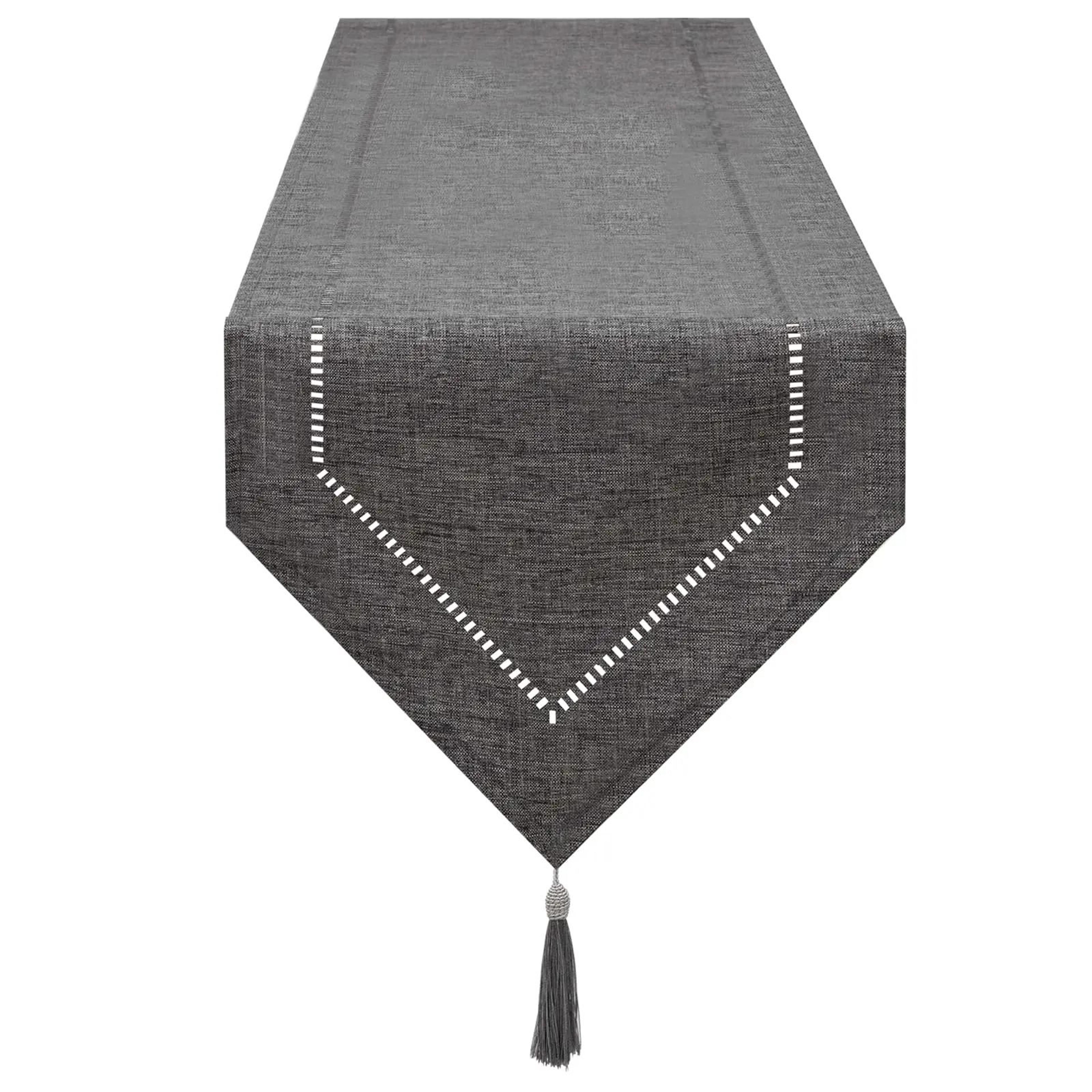 Modern Linen Table Runner Solid Color Dining Table Decor 1